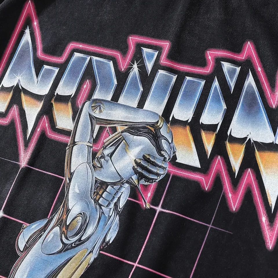 Japanese Brand × Vintage 90s Vintage Design Printed T Shirt Size US L / EU 52-54 / 3 - 4 Thumbnail