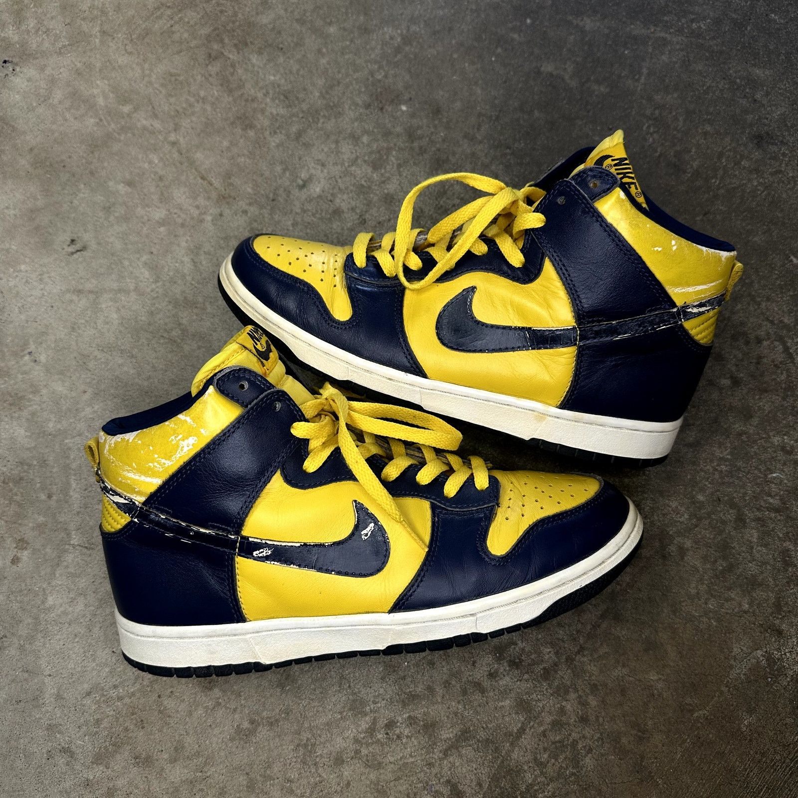 Nike 1999 Nike Dunk Hi 'Michigan' Size US 9 / EU 42 - 1 Thumbnail