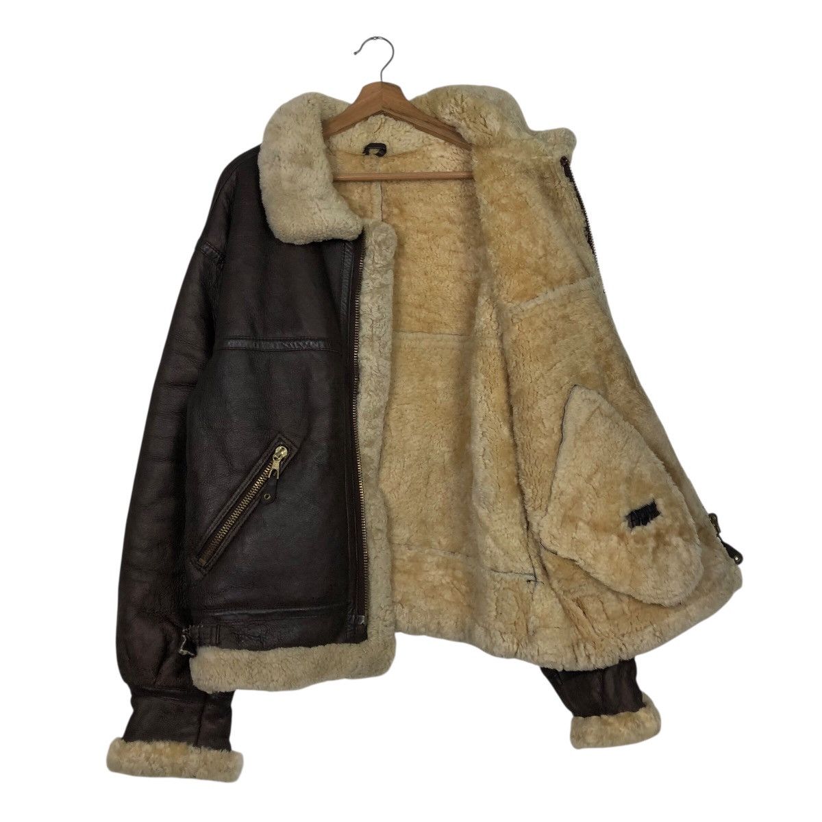 Vintage Vintage Genuine Leather Jacket Shearling Zufolo Issey Miyake Size US L / EU 52-54 / 3 - 12 Thumbnail