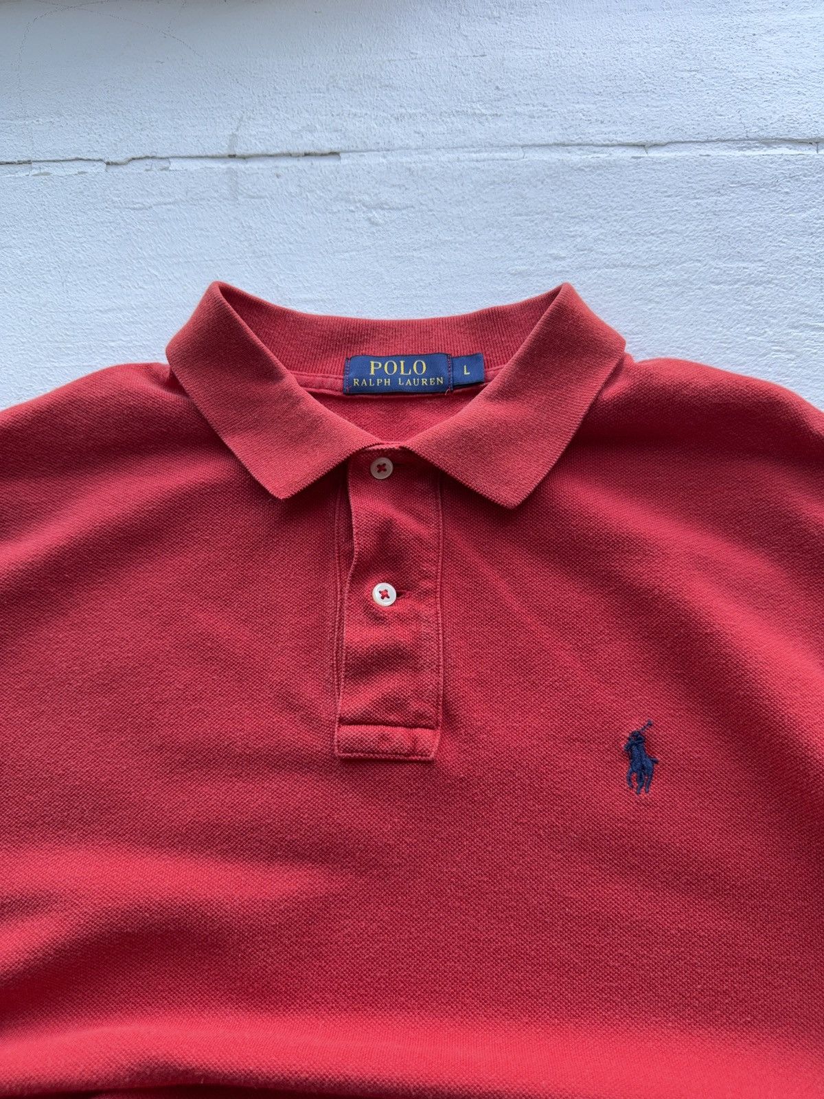 Polo Ralph Lauren Vintage 90s Retro Polo Ralph Lauren Basic Logo Polos Y2K Size US L / EU 52-54 / 3 - 5 Thumbnail