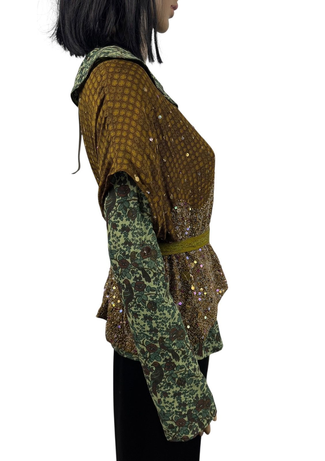 Other Sabyasachi 2in1 Shirt Cotton Silk Vest Hand Stitched size 10 Size M / US 6-8 / IT 42-44 - 4 Thumbnail