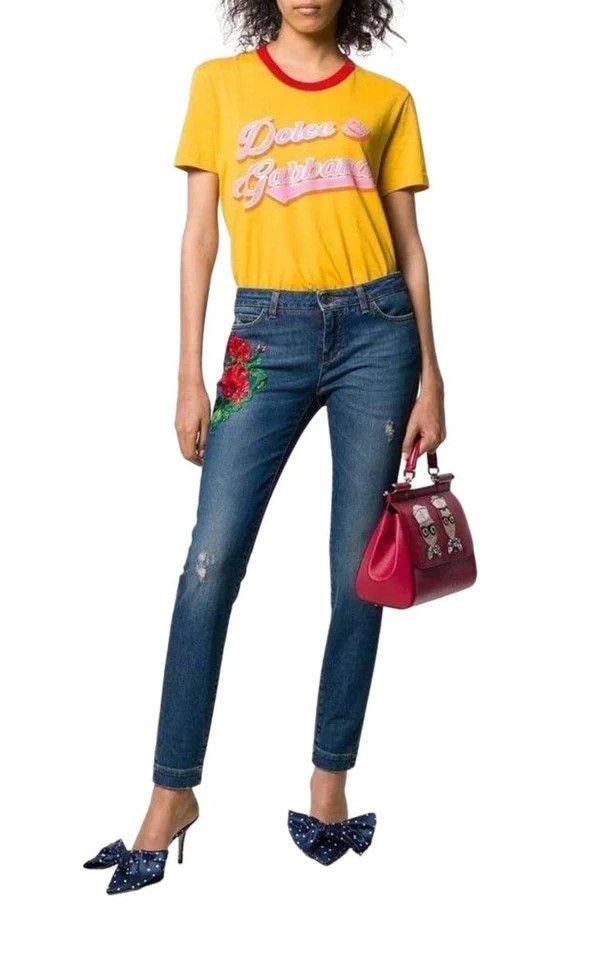 Dolce & Gabbana o1y0825 Denim Pant in Blue Size 32" / US 10 / IT 46 - 2 Thumbnail
