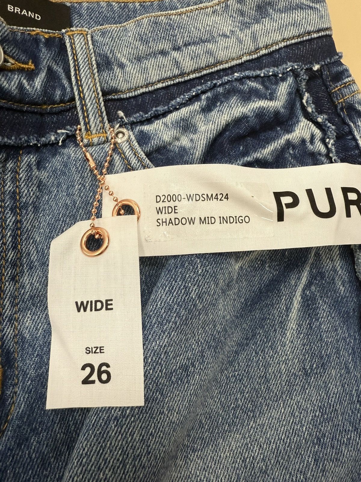 Other Purple Brand Wide Shadow Jeans Size 26" / US 2 / IT 38 - 2 Thumbnail