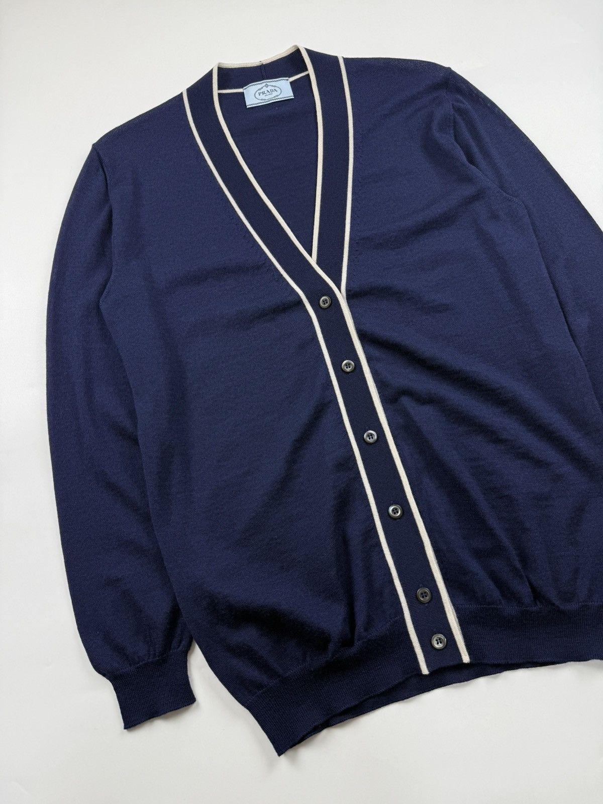 Prada Prada S/S’13 Wool Silk Cardigan Size US S / EU 44-46 / 1 - 3 Thumbnail