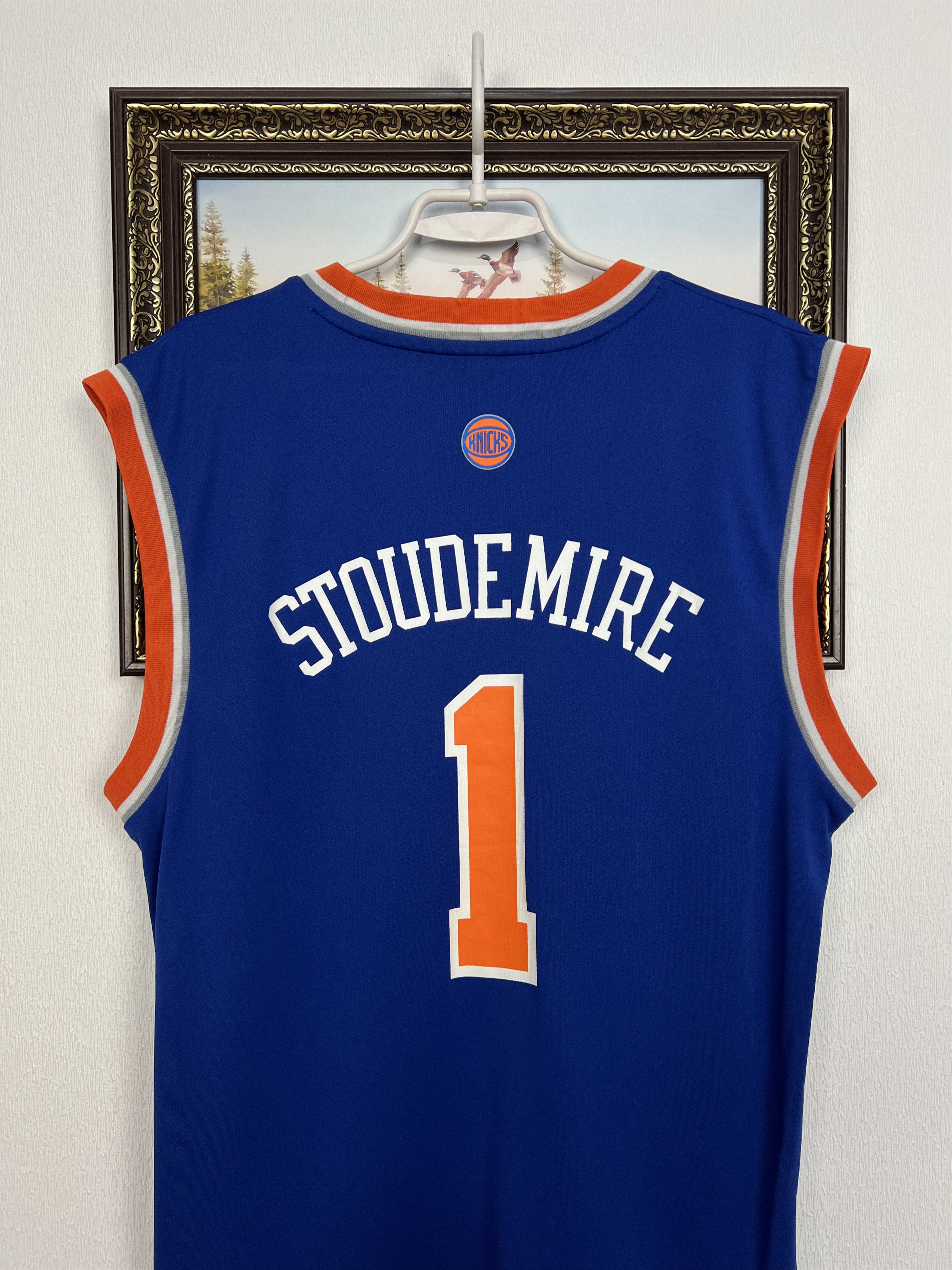 Adidas Adidas New York Knicks NBA Jersey #1 Stoudemire Shirt Rare Size US M / EU 48-50 / 2 - 8 Thumbnail
