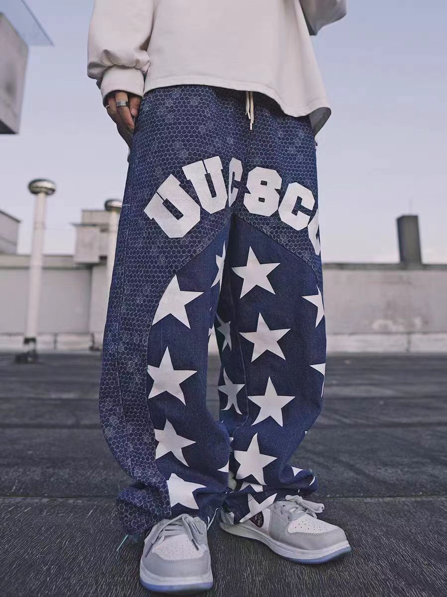 Japanese Brand × Vintage Vintage Street Hip Hop Punk Loose Casual Jeans Size US 32 / EU 48 - 1 Thumbnail