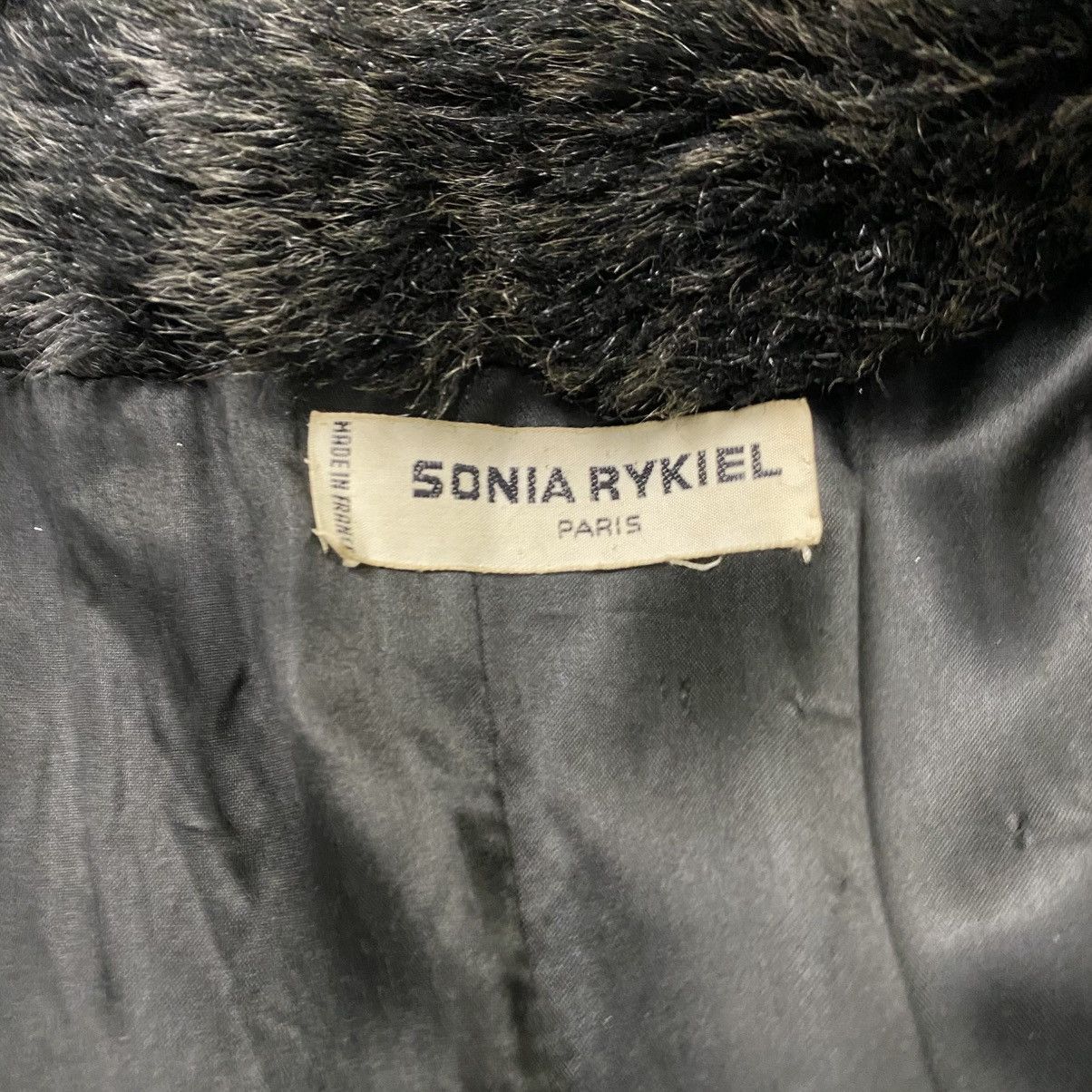 Designer Vintage Sonia Rykiel Paris Faux Fur oversize robe coat Size US L / EU 52-54 / 3 - 9 Thumbnail
