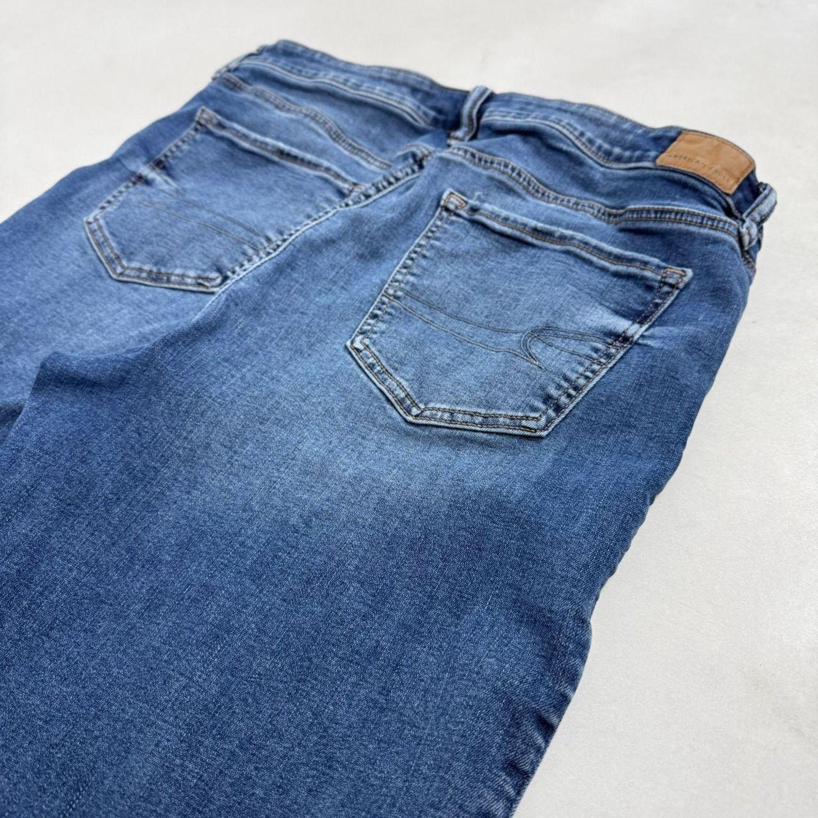 American Eagle Outfitters Vintage stonewash y2k grunge baggy bootcut archive jeans Size US 36 / EU 52 - 2 Thumbnail