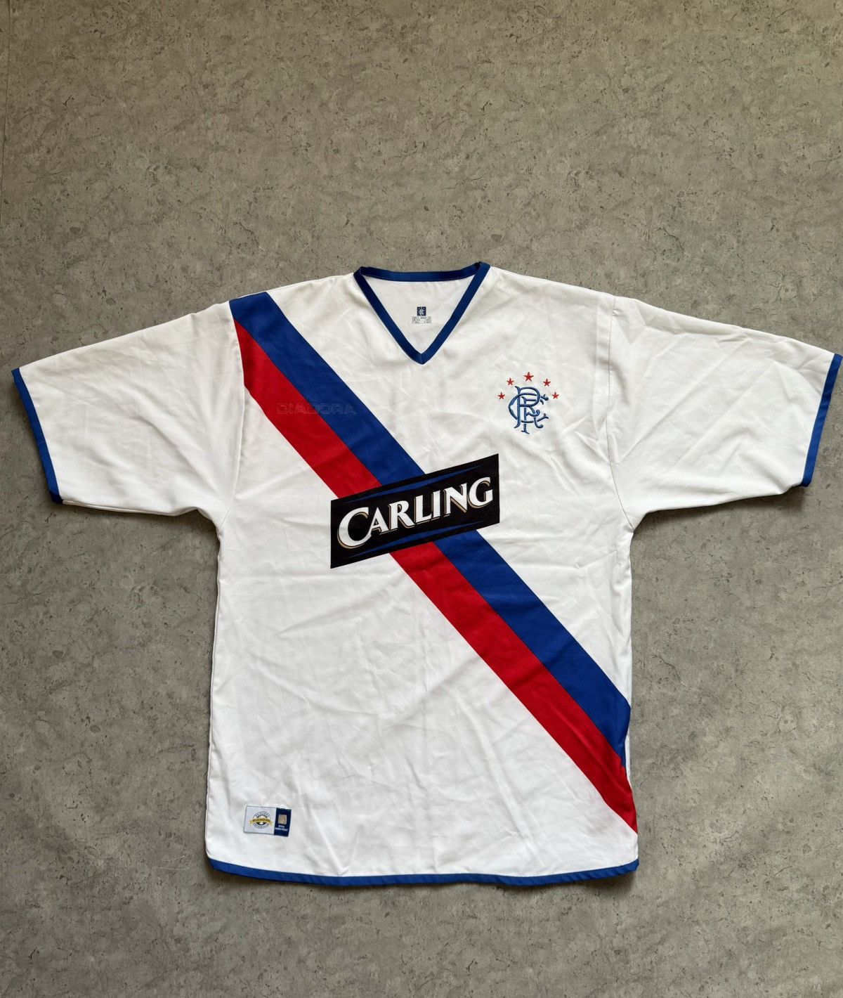 Diadora × Vintage Glasgow Rangers FC Football Shirt 2004-2005 Diadora Jersey Size US M / EU 48-50 / 2 - 1 Thumbnail