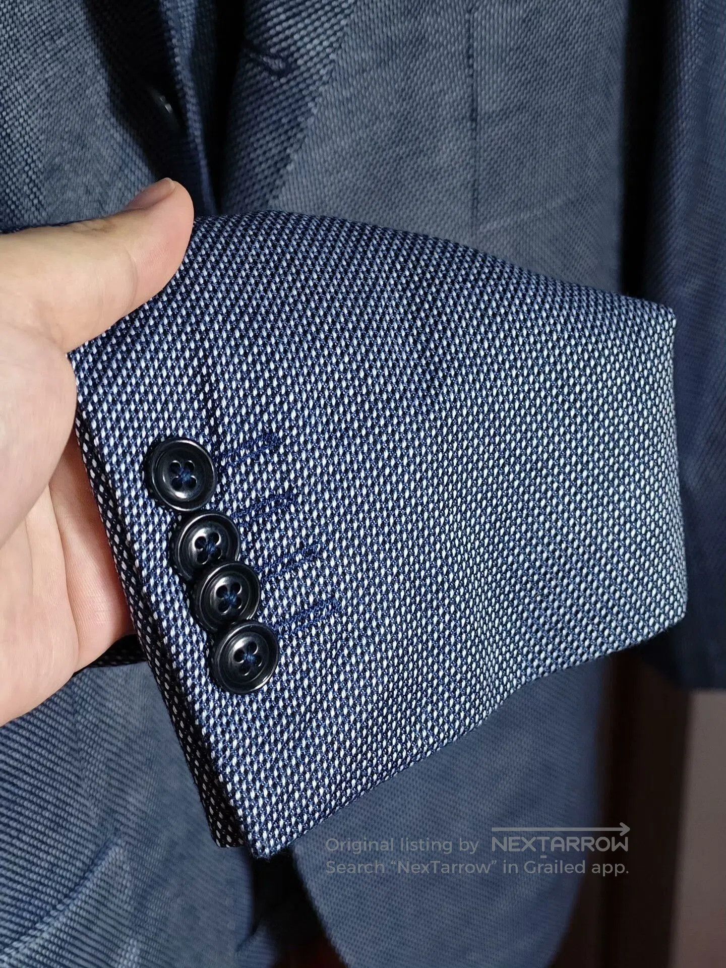 Ermenegildo Zegna Zegna Italian Cotton Cashmere Blend Suit. Size US S / EU 44-46 / 1 - 4 Thumbnail