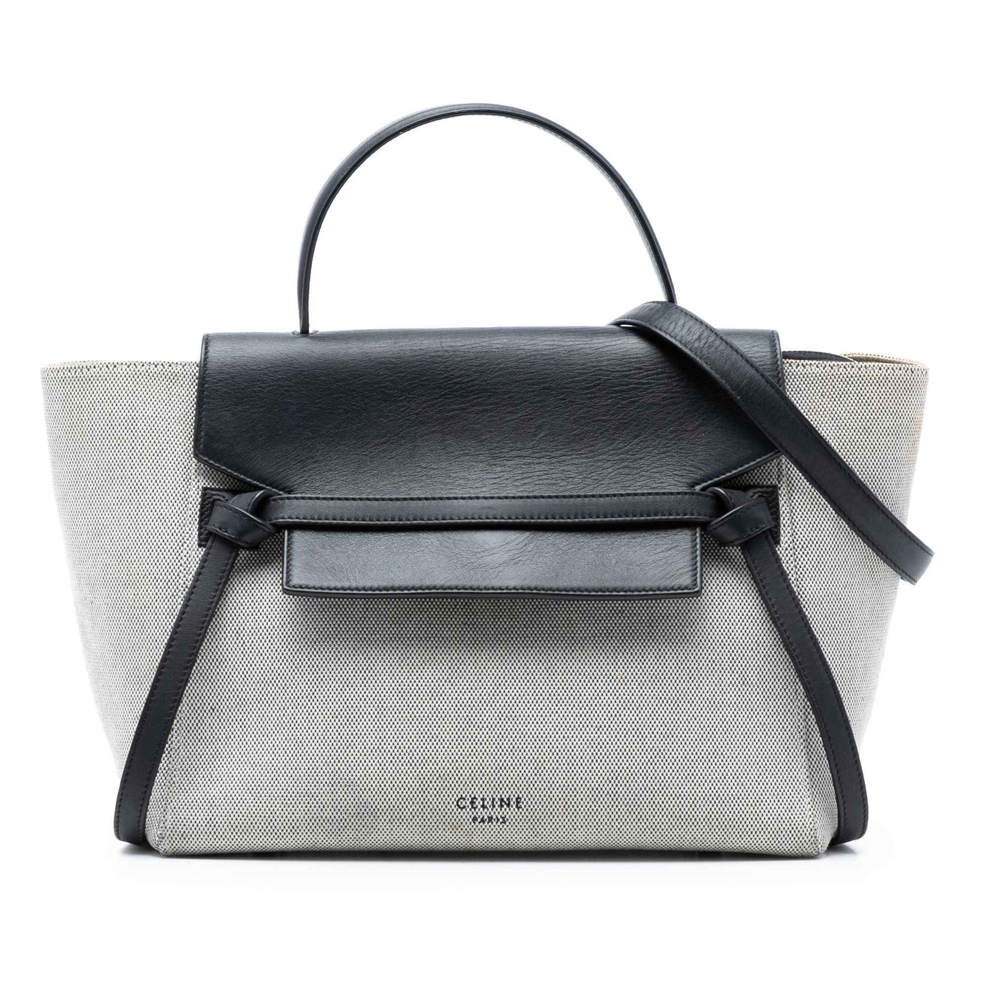 Celine Mini Canvas and Leather Belt Bag Size ONE SIZE - 1 Thumbnail