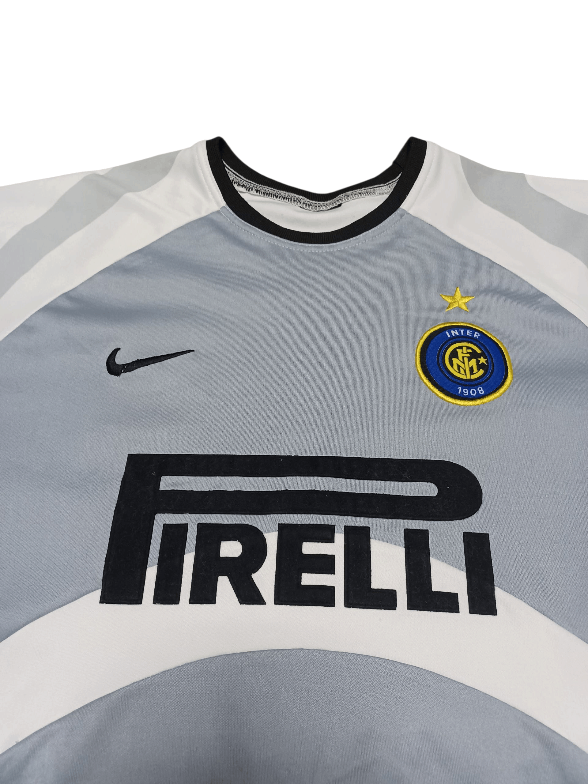 Nike INTER MILAN NIKE VINTAGE 2001/2002 STYLE SOCCER JERSEY Size US L / EU 52-54 / 3 - 2 Thumbnail