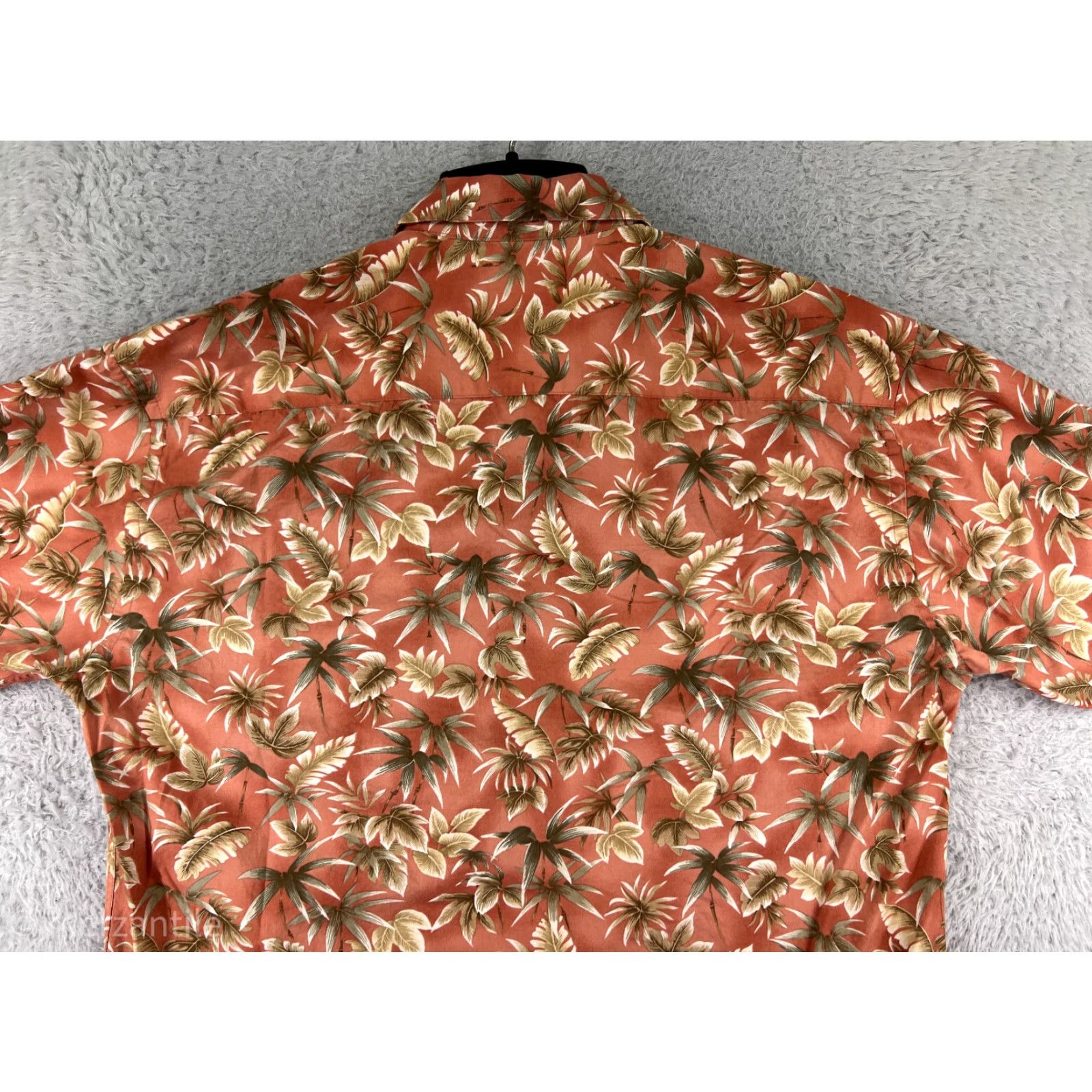 Pierre Cardin Pierre Cardin Shirt Men Regular M Red Orange Yellow Button-Up Hawaiian Palm Leaf Short Sleeve Size US M / EU 48-50 / 2 - 4 Thumbnail