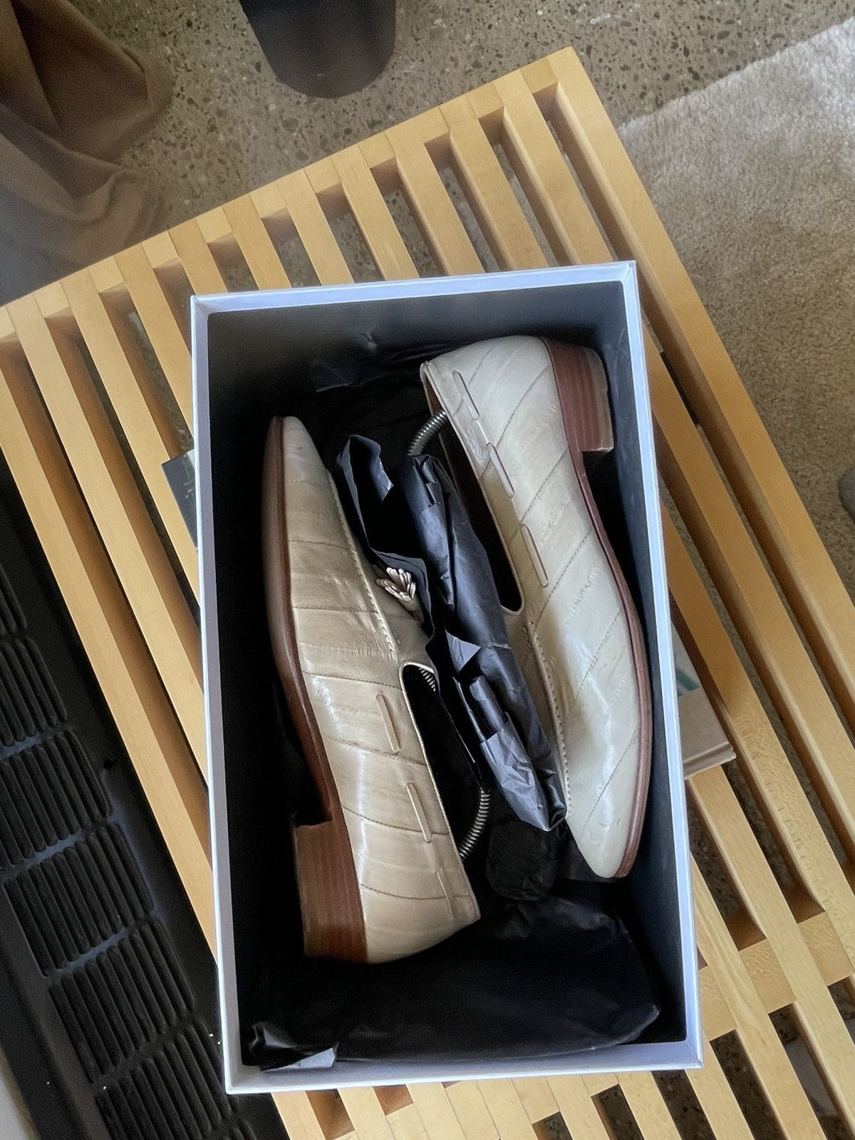 Celine tassel loafer eel leather Hedi