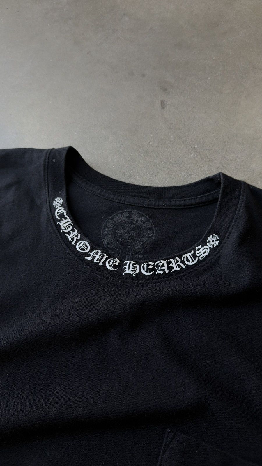 Chrome Hearts RARE! Chrome Hearts Neck Logo T-Shirt Size US XXL / EU 58 / 5 - 3 Thumbnail