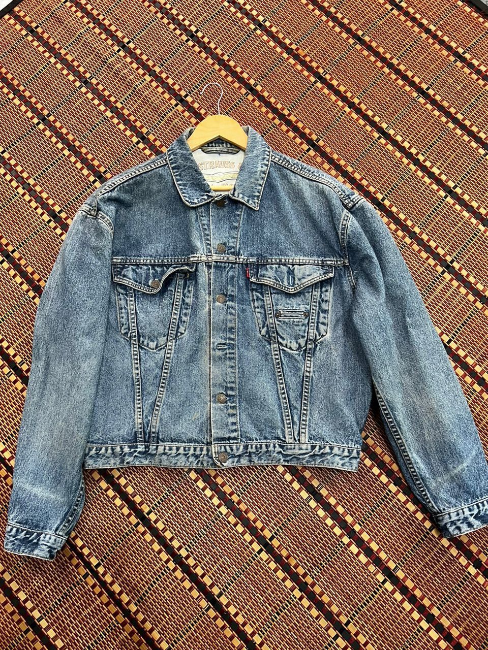 Levi's × Vintage Vintage Levis 71165 Jacket Distressed Size US XL / EU 56 / 4 - 1 Thumbnail