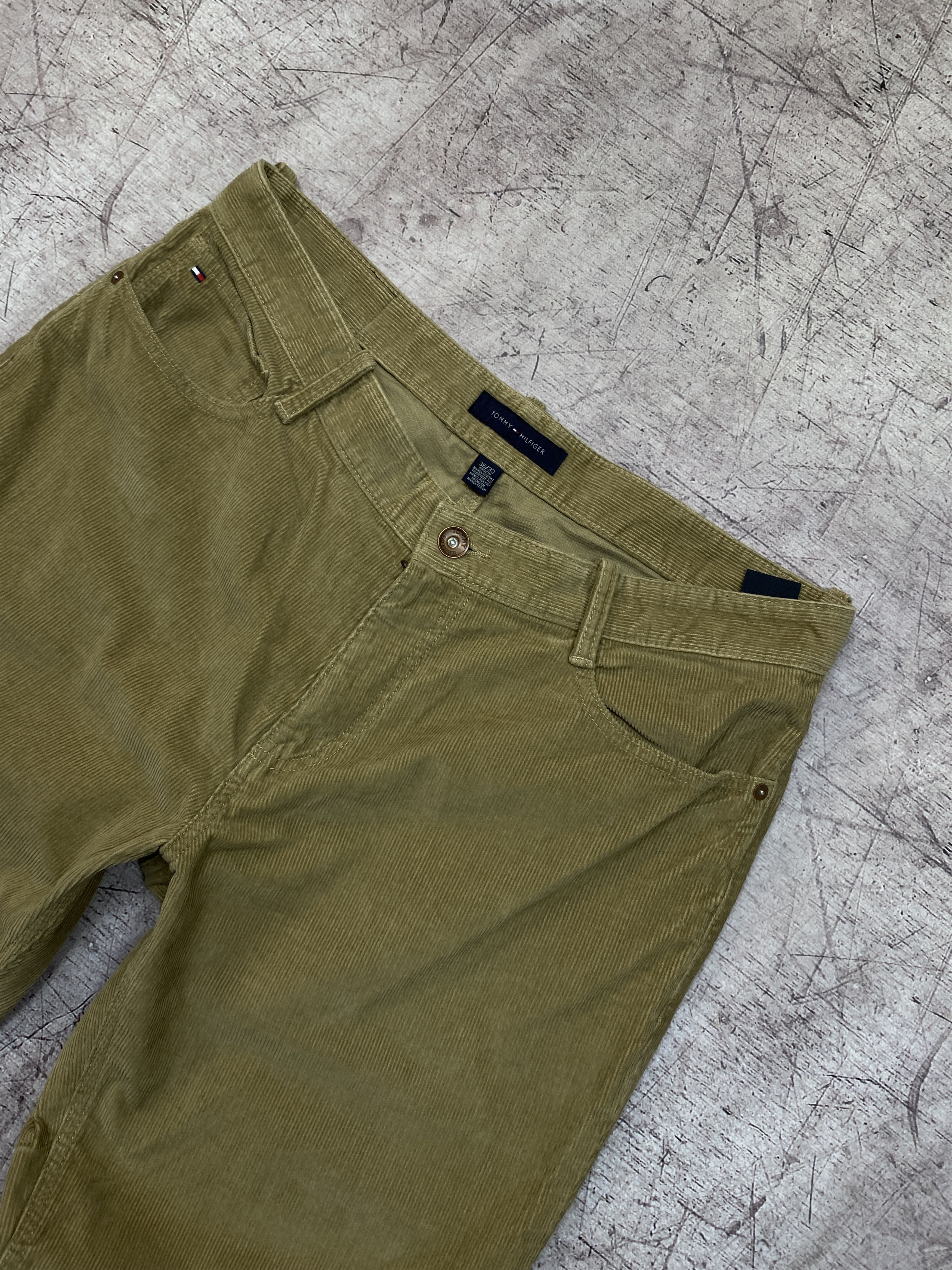 Tommy Hilfiger × Vintage Tommy Hilfiger Vintage Mens Corduroy Chino Pants Size US 36 / EU 52 - 4 Thumbnail