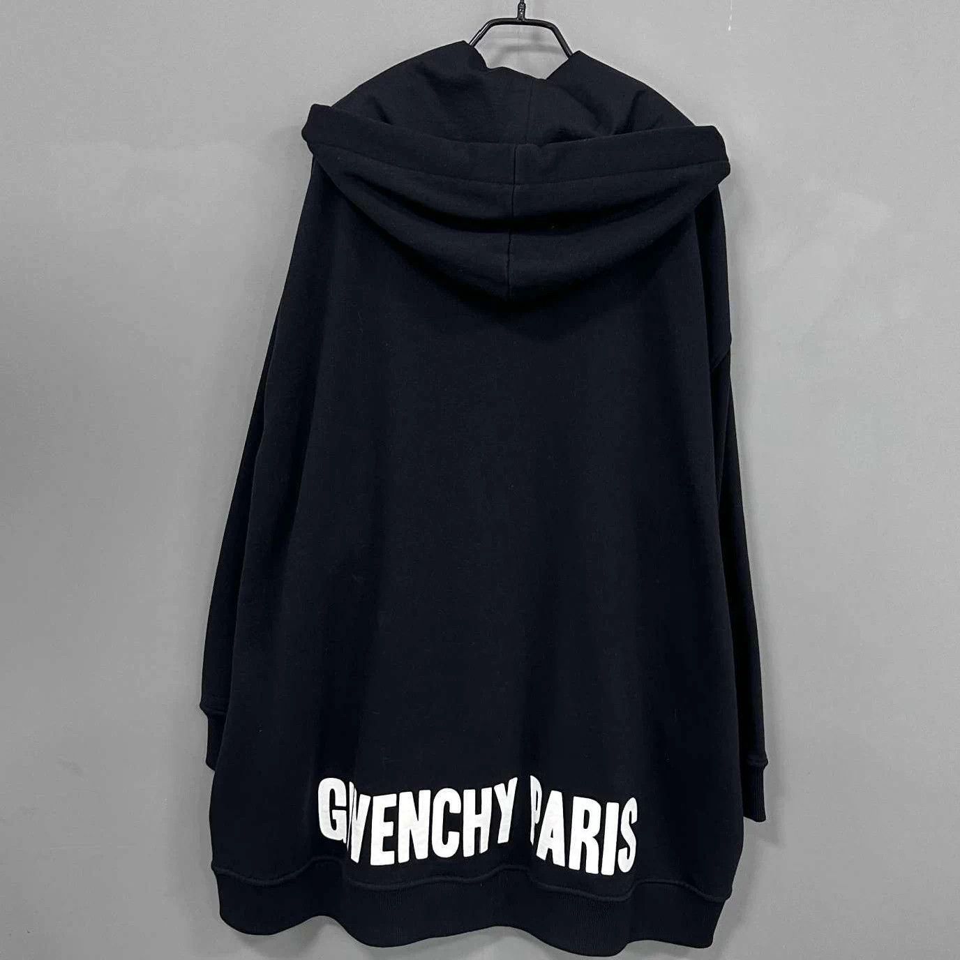 Givenchy GIVENCHY black logo letter print hoodie XS Size US XS / EU 42 / 0 - 2 Thumbnail
