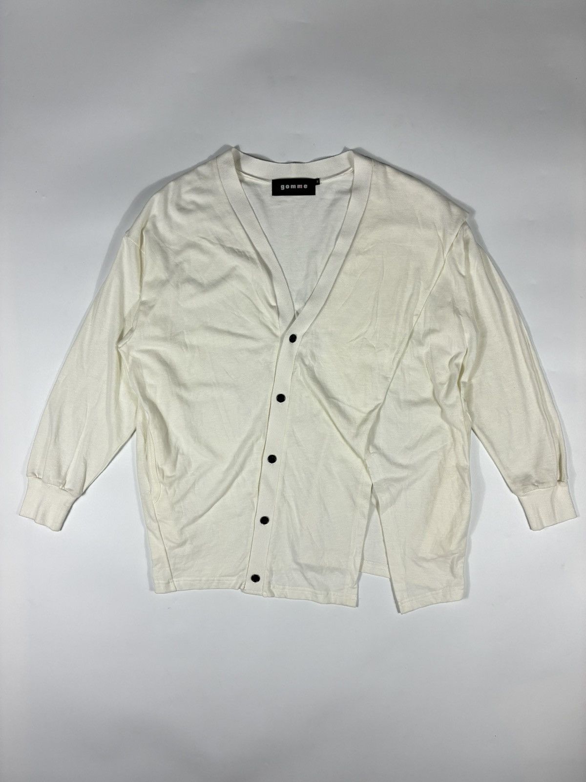 gomme Gomme Asymmetrical Cardigan by Maki Hiroshige Size US M / EU 48-50 / 2 - 1 Thumbnail
