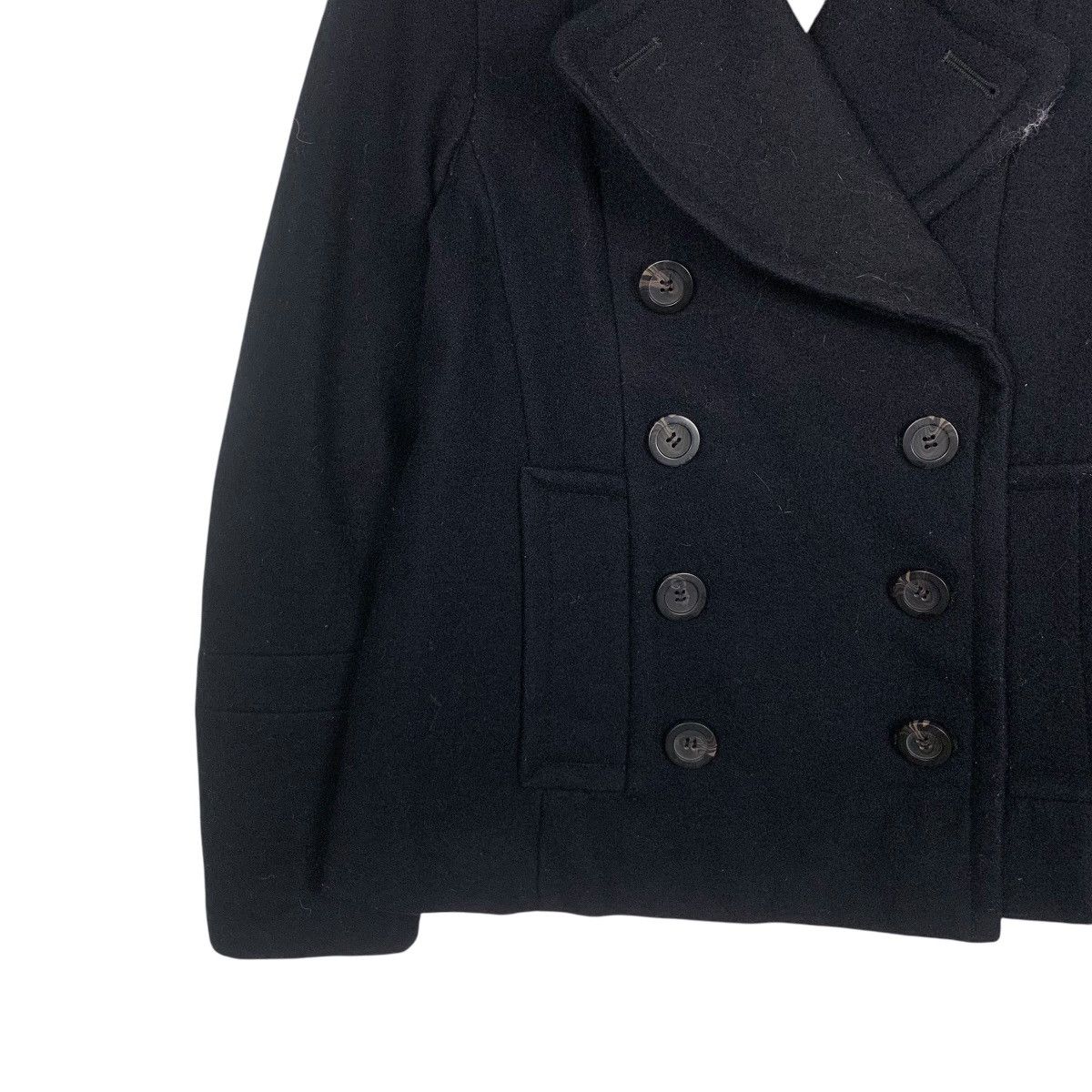 Japanese Brand INED Double Collar Double Breasted Wool Coat #1816-C20 Size S / US 4 / IT 40 - 3 Thumbnail