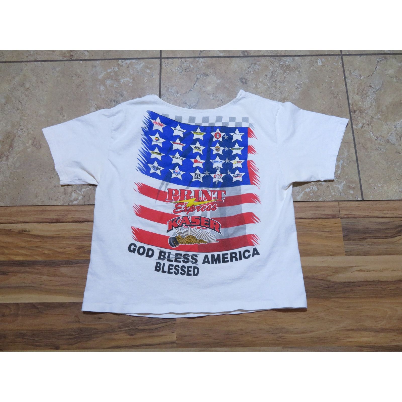 Other Vintage 80s Jack Hewitt Racing T-Shirt, Cropped & Signed Size US M / EU 48-50 / 2 - 3 Thumbnail