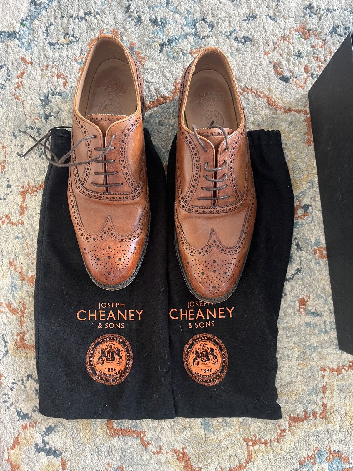 Cheaney Cheaney Arthur III dark leaf burnished Size US 10 / EU 43 - 6 Thumbnail