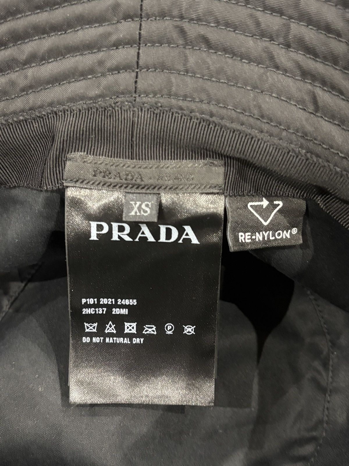 Prada Prada Re-Nylon Bucket Hat Black Size ONE SIZE - 4 Thumbnail