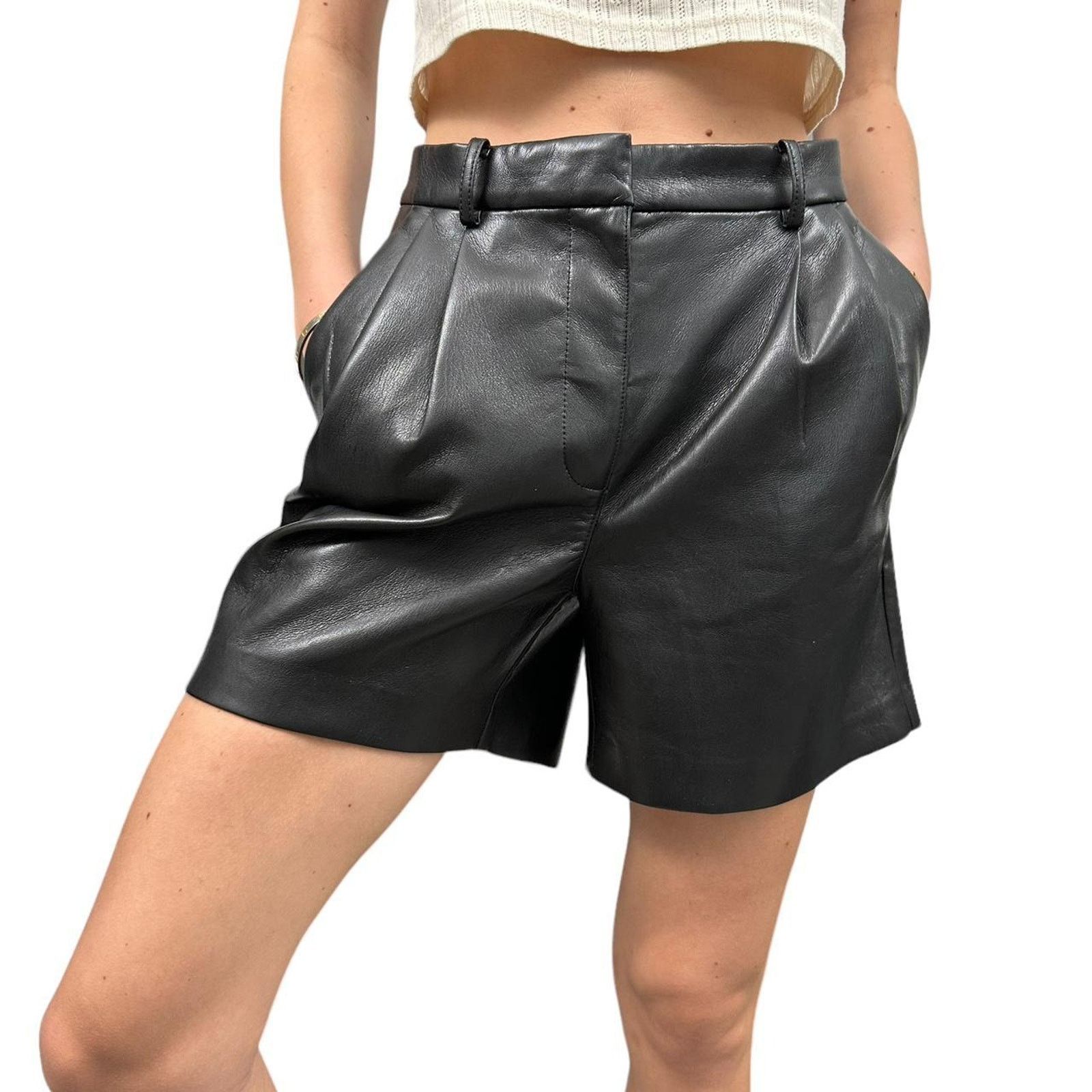 Aritzia Wilfred leather shorts 26x15 Size 25" / US 0 / IT 36 - 6 Thumbnail