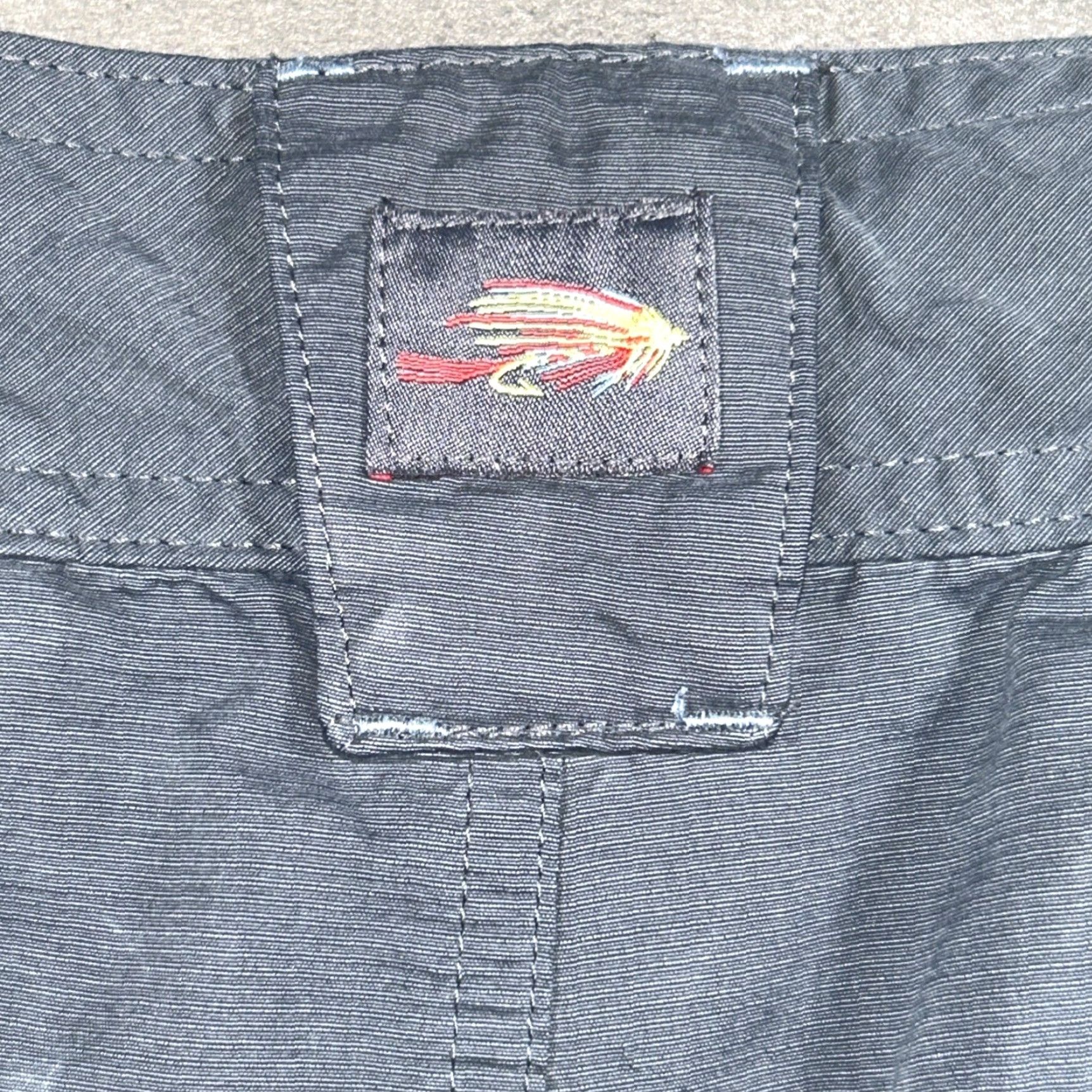 Orvis Orvis Gray Mens Shorts 36 Cargo Pocket Nylon Spandex Regular Inseam 9in Flat Front Casual Travel Outdoor Fisherman Button Closure Crewside? Size US 36 / EU 52 - 7 Thumbnail