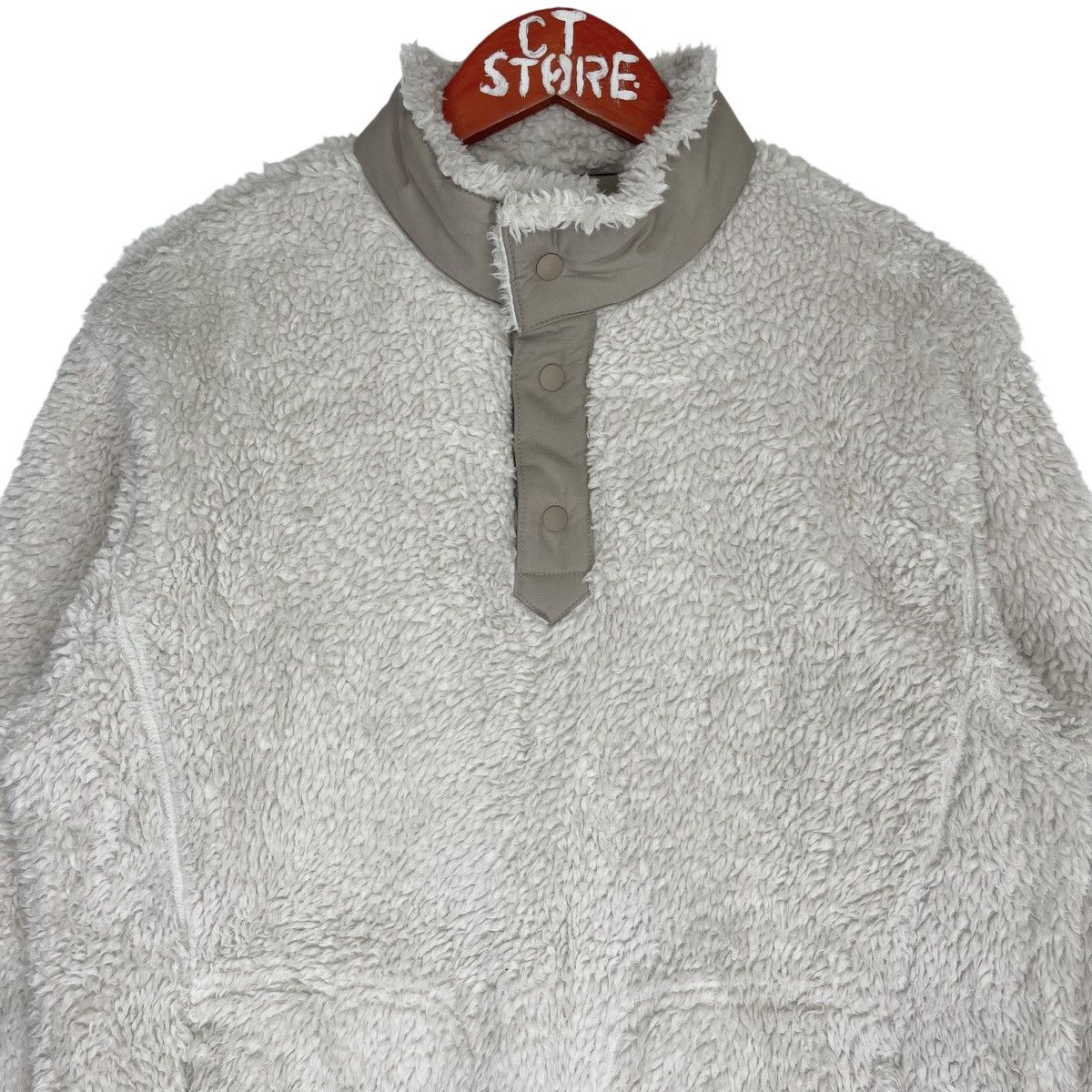 Uniqlo × White Mountaineering Uniqlo White Mountaineering Half Button Fleece Sweater Size US S / EU 44-46 / 1 - 3 Thumbnail