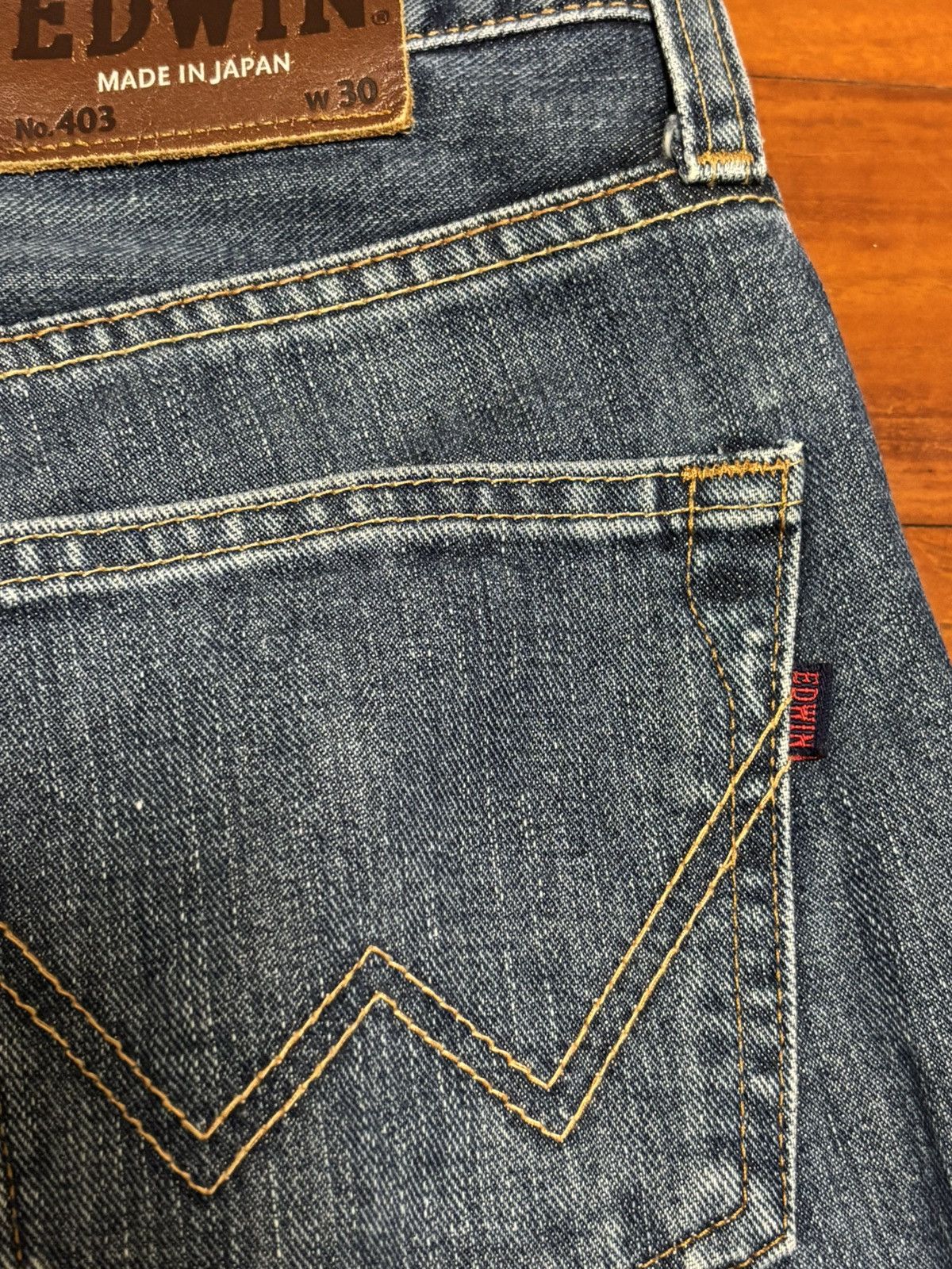 Edwin Edwin 403 Made in Japan Straight Denim – W30 / High Rise Size US 30 / EU 46 - 5 Thumbnail