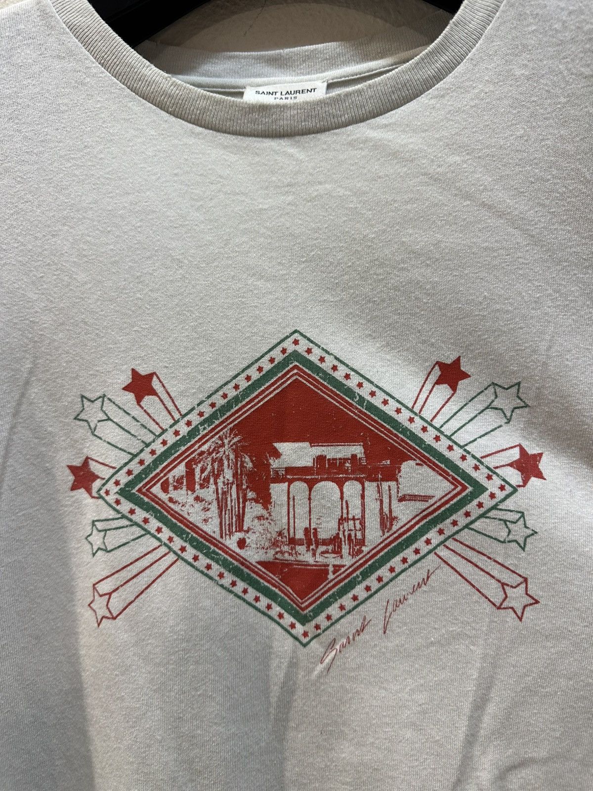 Saint Laurent Paris SS19 Jardin Majorelle Tee XS Size US S / EU 44-46 / 1 - 2 Thumbnail