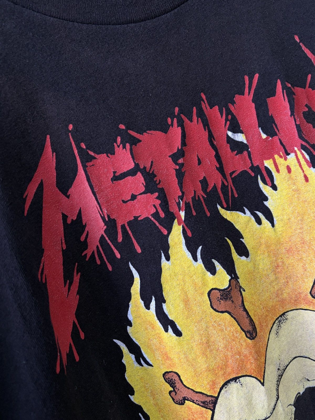 Giant Vintage 1994 Metallica Pushead Skull Sun Giant Tee L Size US L / EU 52-54 / 3 - 7 Thumbnail