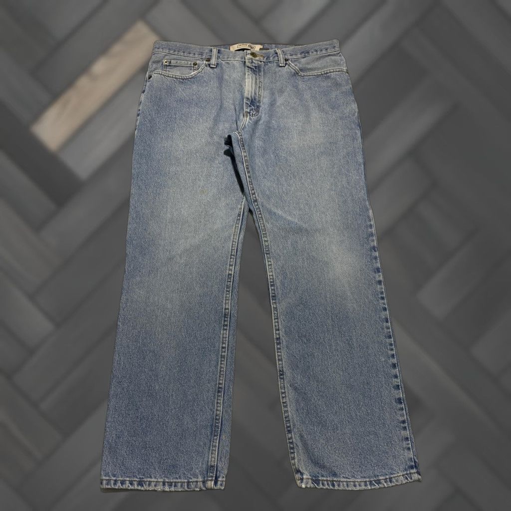 Vintage VINTAGE Urban Up Jeans Mens 36x30 Light Wash Straight Leg Classic Denim Zip Fly 5 Pocket Mens Boys Girls Size US 36 / EU 52 - 1 Thumbnail