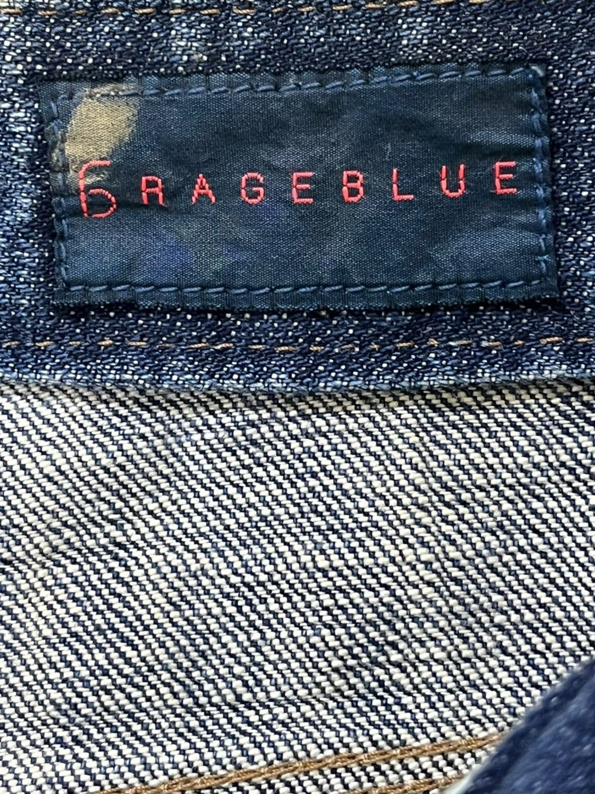 RAGEBLUE Vintage Rageblue Faded Mudwash Whiskers Denim Size US 33 - 5 Thumbnail
