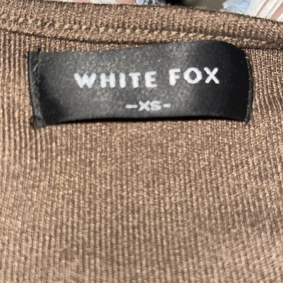Other White Fox brown long sleeve crop top Size XS / US 0-2 / IT 36-38 - 5 Thumbnail