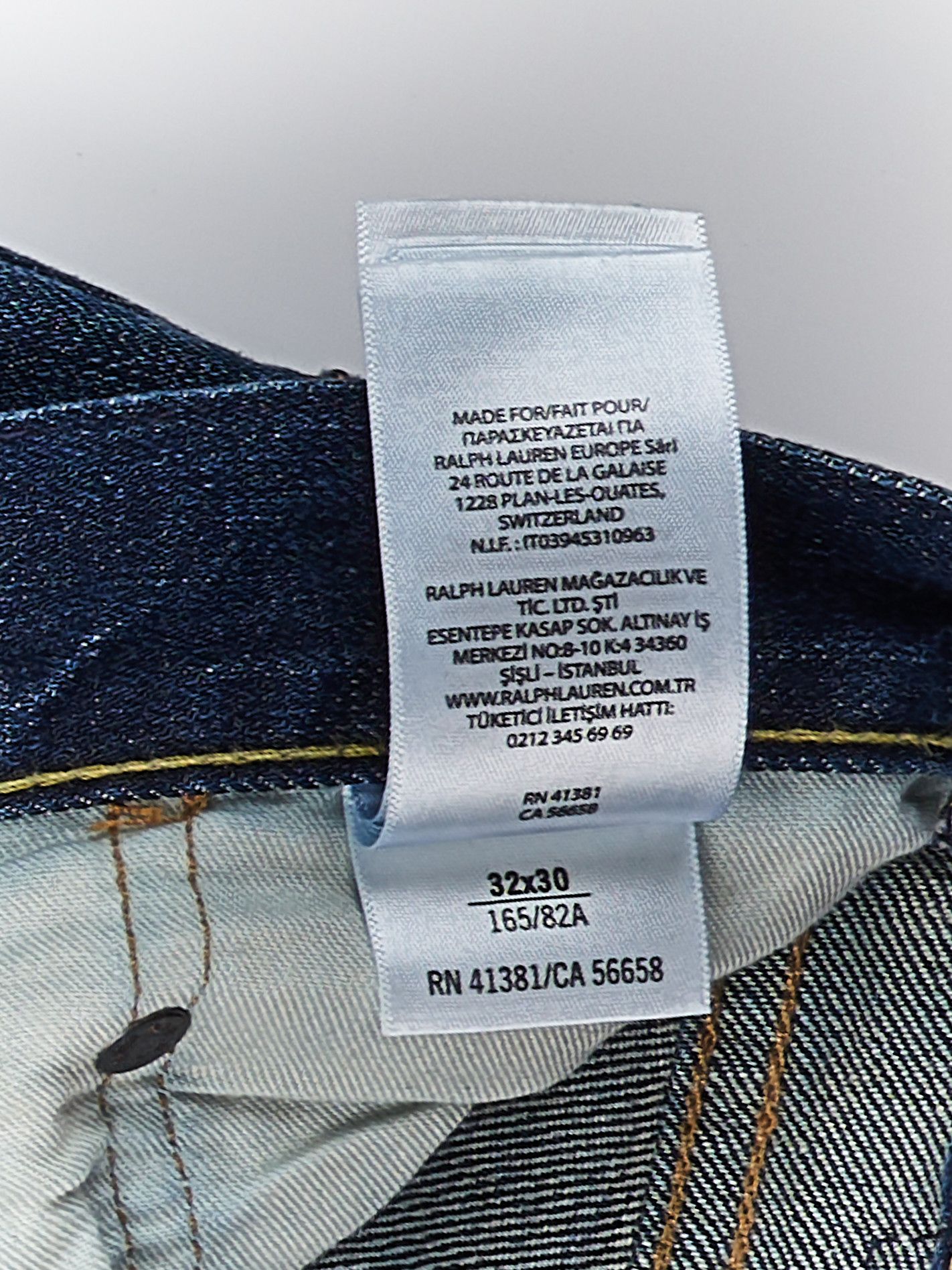 Polo Ralph Lauren Polo Ralph Lauren The Varick Slim Straight Jeans sz:32/30 Size US 32 / EU 48 - 5 Thumbnail