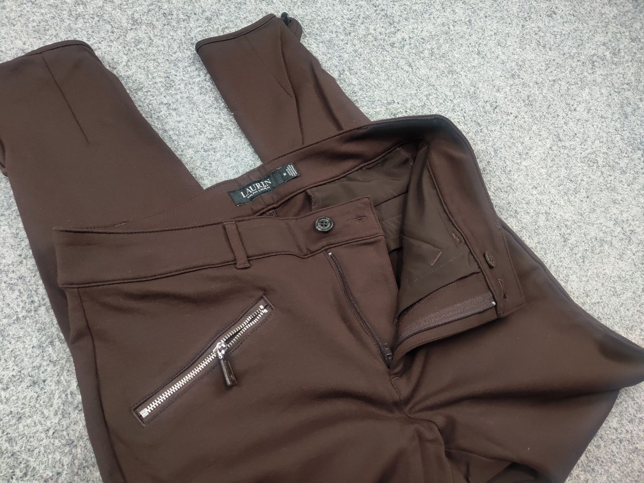 Polo Ralph Lauren Lauren Ralph Lauren Knee Patch Ponte Equestrian Riding Pants Size 29" - 12 Thumbnail