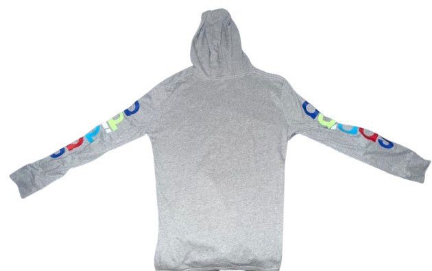 Adidas Adidas Multicolor Logo Sleeve Hooded Long Sleeve Top Size US L / EU 52-54 / 3 - 2 Thumbnail