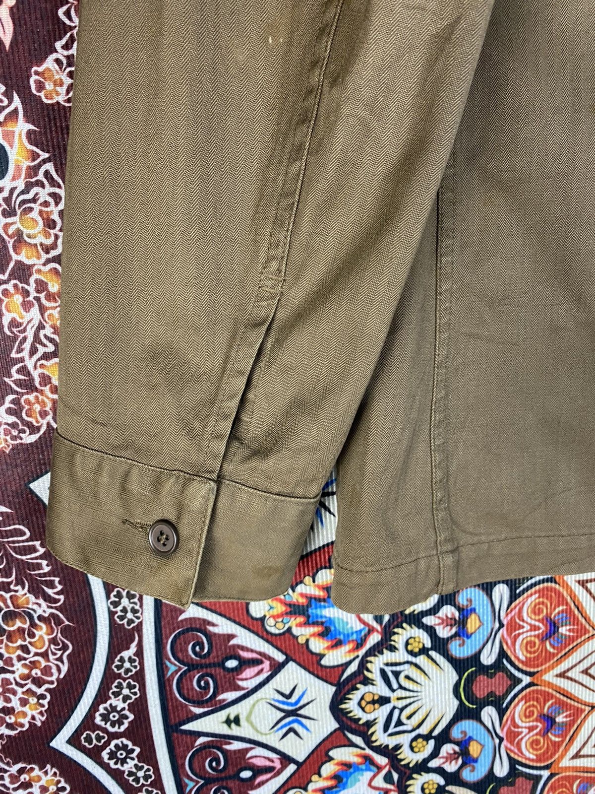 A.P.C. Vintage A.P.C Hbt Military Chore Zipper Jacket Size US M / EU 48-50 / 2 - 7 Thumbnail