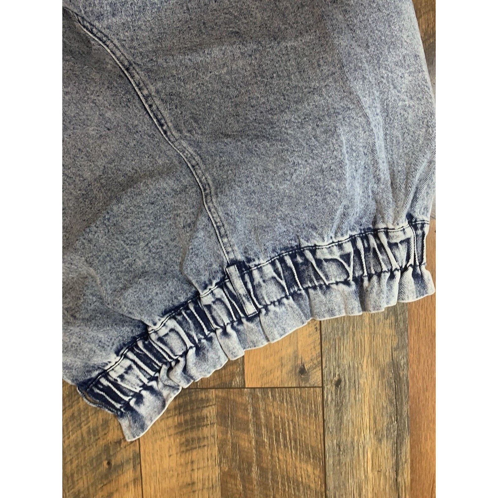 Other CULPOS X INC Paper Bag Waist Acid Wash Jeans Size 10 NWT Size 32" / US 10 / IT 46 - 10 Thumbnail