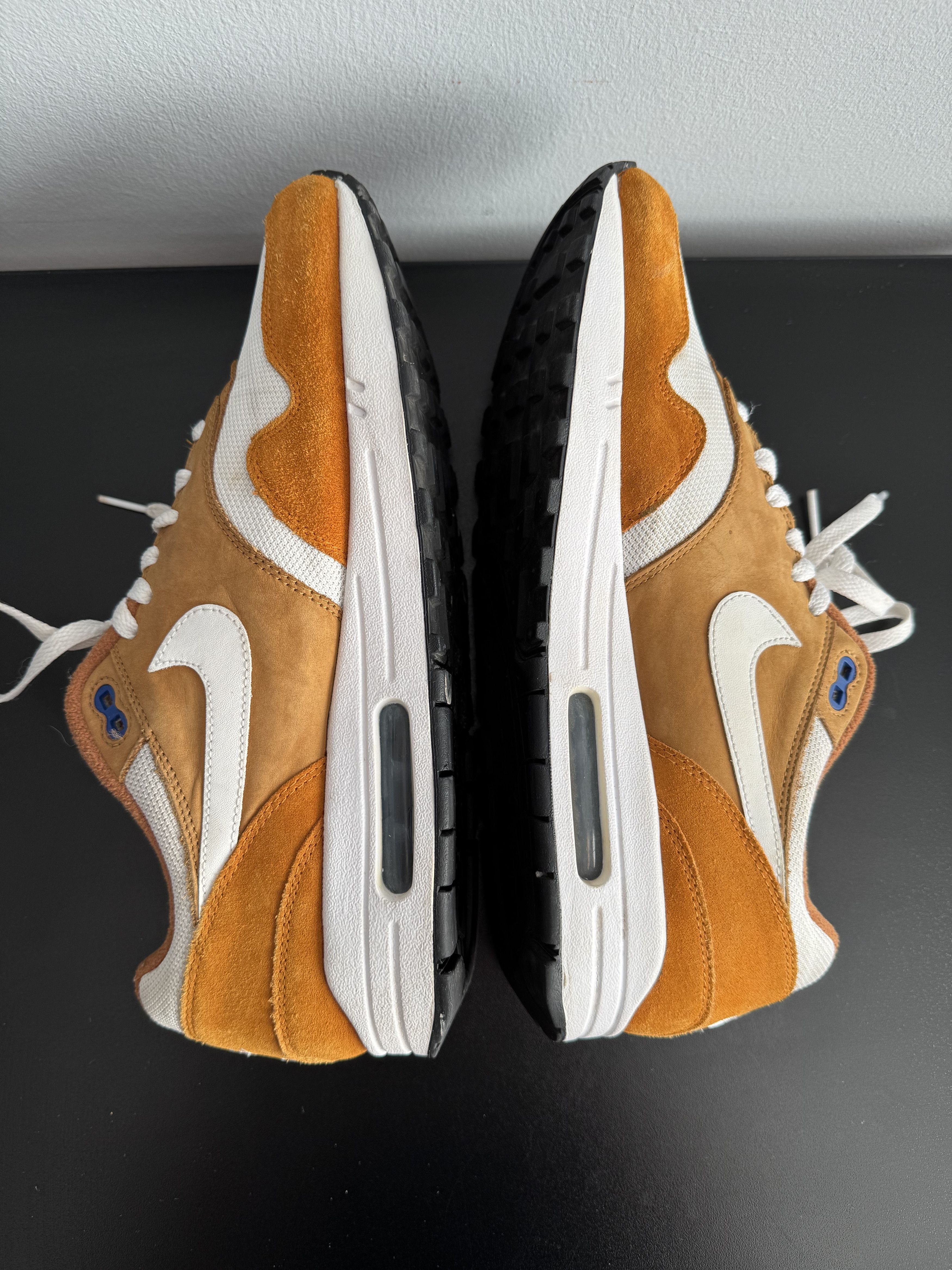 Nike Nike Air Max 1 Curry 2018 atmos travis orange yellow Size US 10.5 / EU 43-44 - 6 Thumbnail