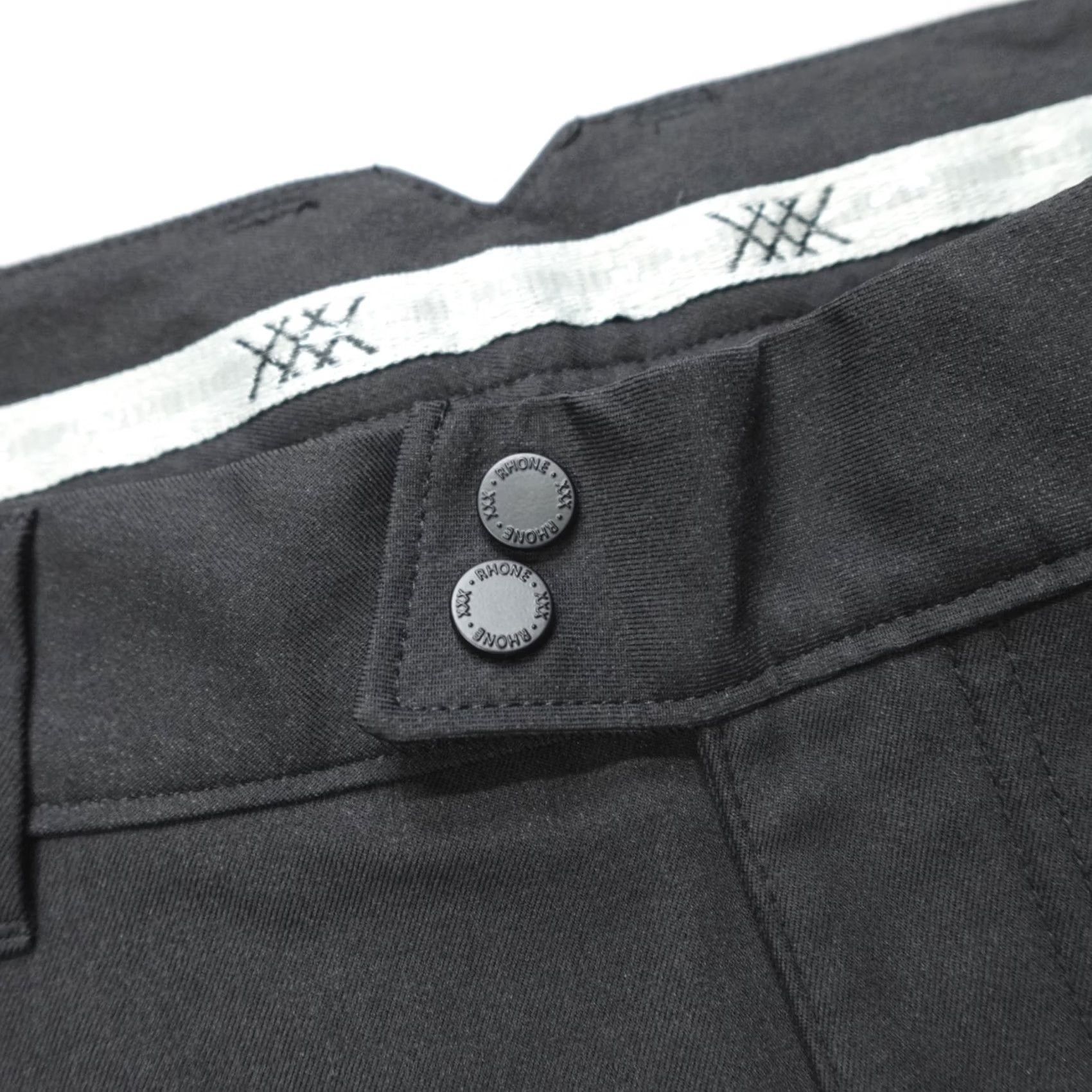 Rhone Rhone Golf Tour Trouser Pants Black Size 35x32 Classic Fit Performance Mens Straight Leg Chino Slim Pocket Logo Size US 37 - 4 Thumbnail