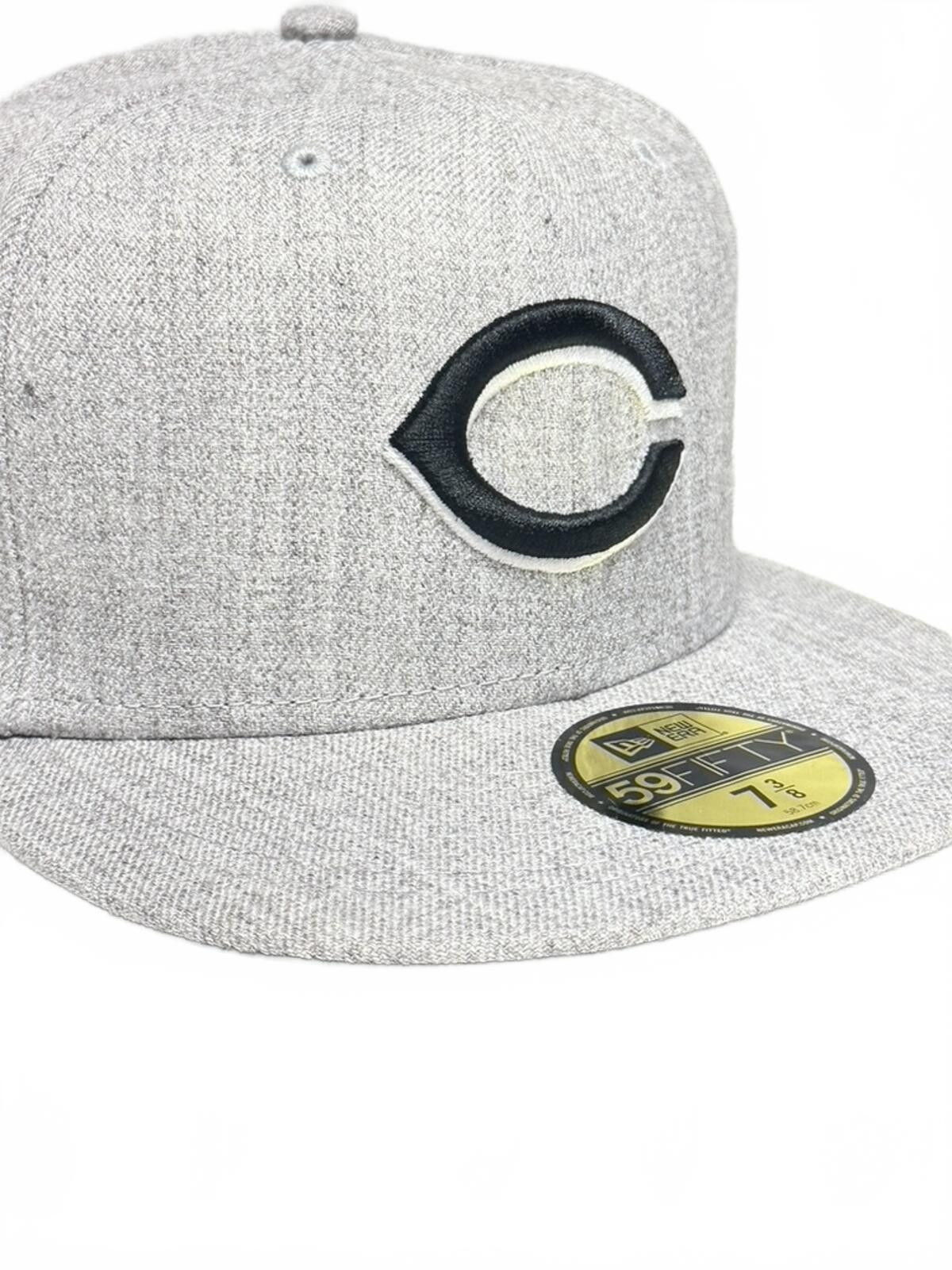 New Era New Era Cincinnati Baseball Gray Tweed 59FIFTY 7 3/8 Size ONE SIZE - 3 Thumbnail
