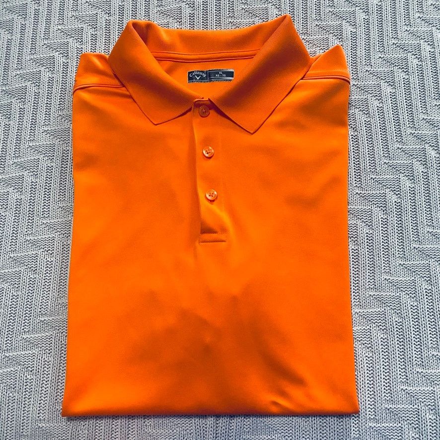 Callaway Callaway orange polo Size US XL / EU 56 / 4 - 1 Thumbnail