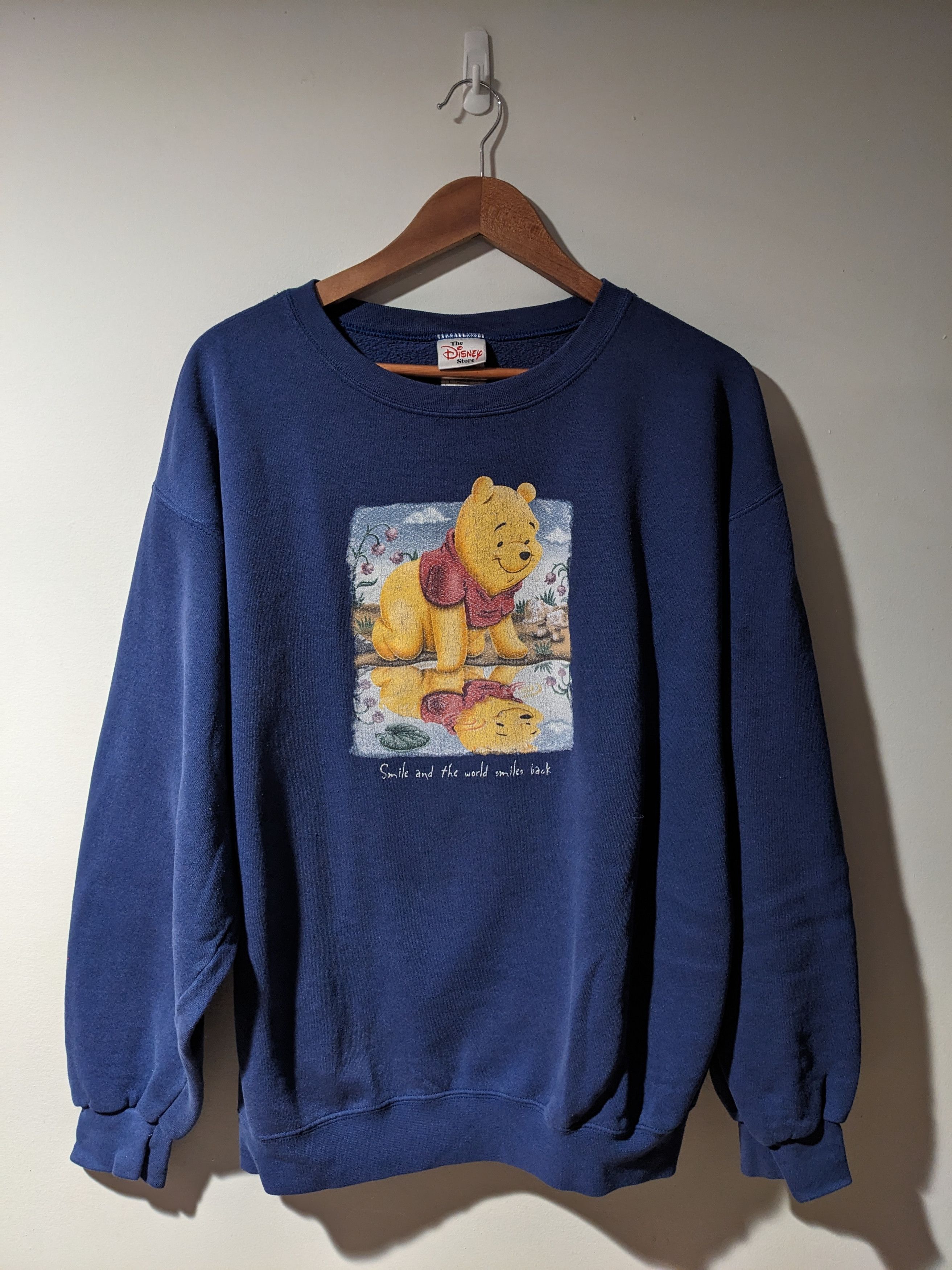 Disney × Vintage Vintage 90s Winnie the Pooh Disney Store Sweatshirt Size US L / EU 52-54 / 3 - 1 Thumbnail