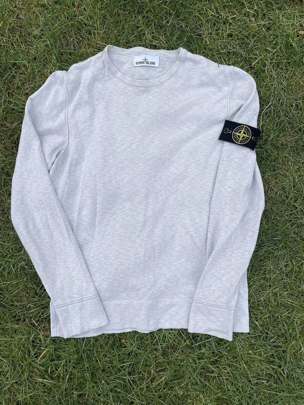 Stone Island Vintage Grey Stone Island Sweatshirt Fits A Small Size US 30 / EU 46 - 1 Thumbnail