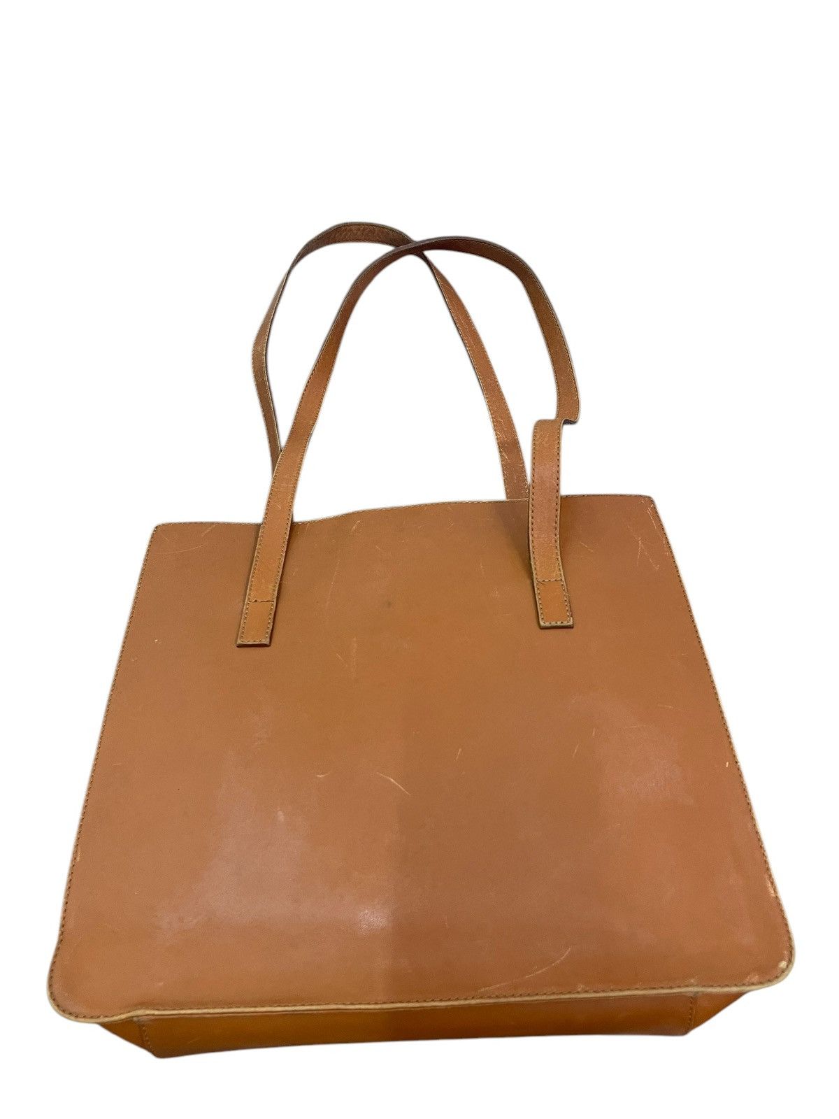 Leather Full Leather Patina Vtg Unknown Japan Shoulder Bag 1🟩3 Size ONE SIZE - 12 Thumbnail