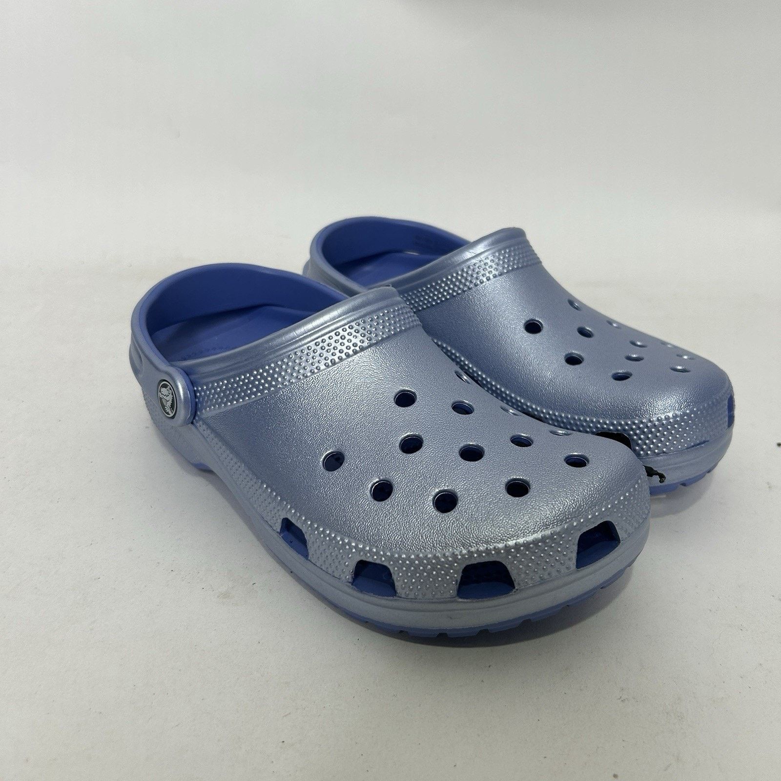 Crocs Crocs Classic Clog Metallic “Lapis Lazuli” Size US 8 / IT 38 - 1 Thumbnail