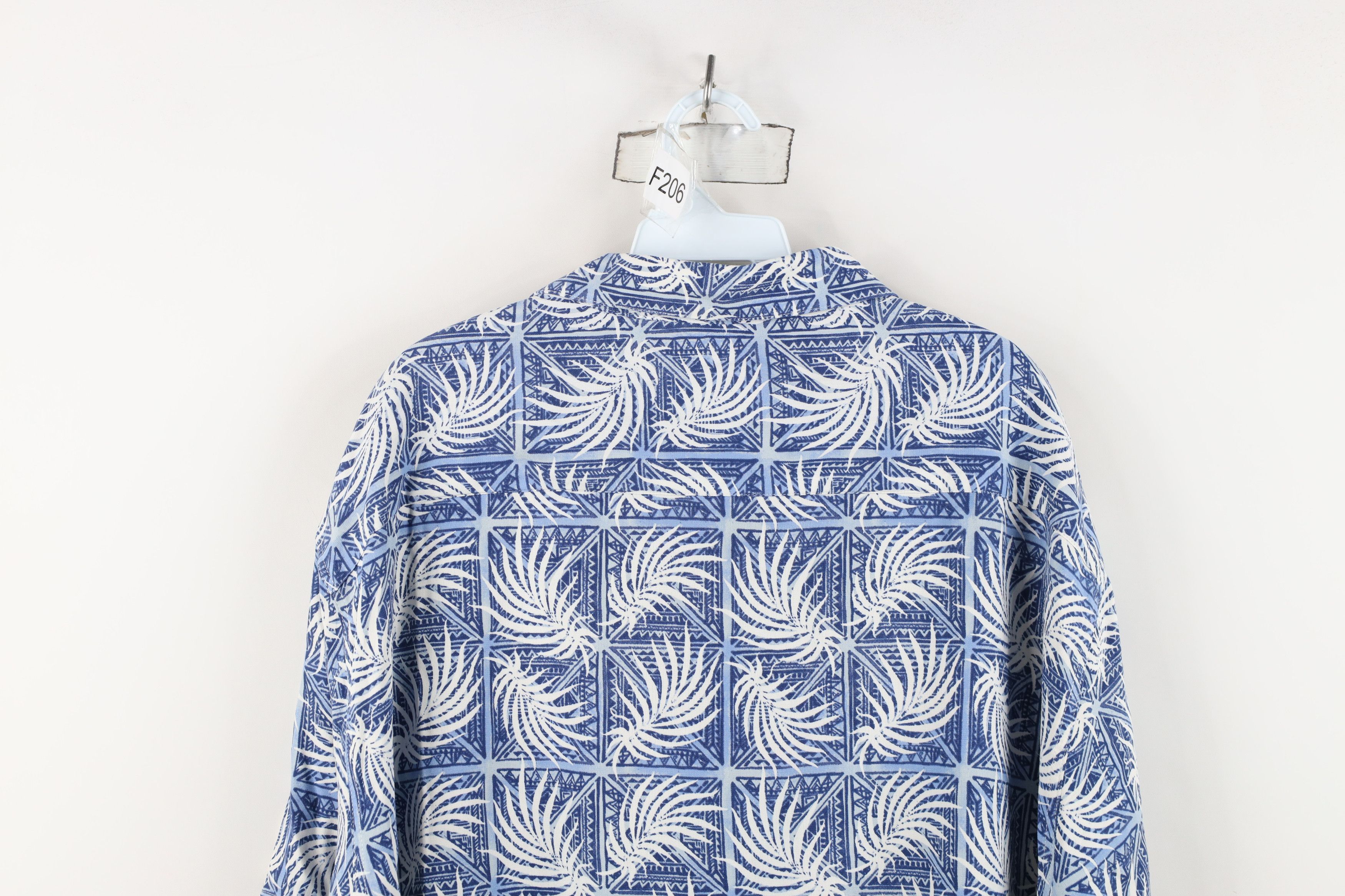 Nat Nast Nat Nast Luxury Originals Palm Leaf Collared Button Shirt Size US XXL / EU 58 / 5 - 12 Thumbnail